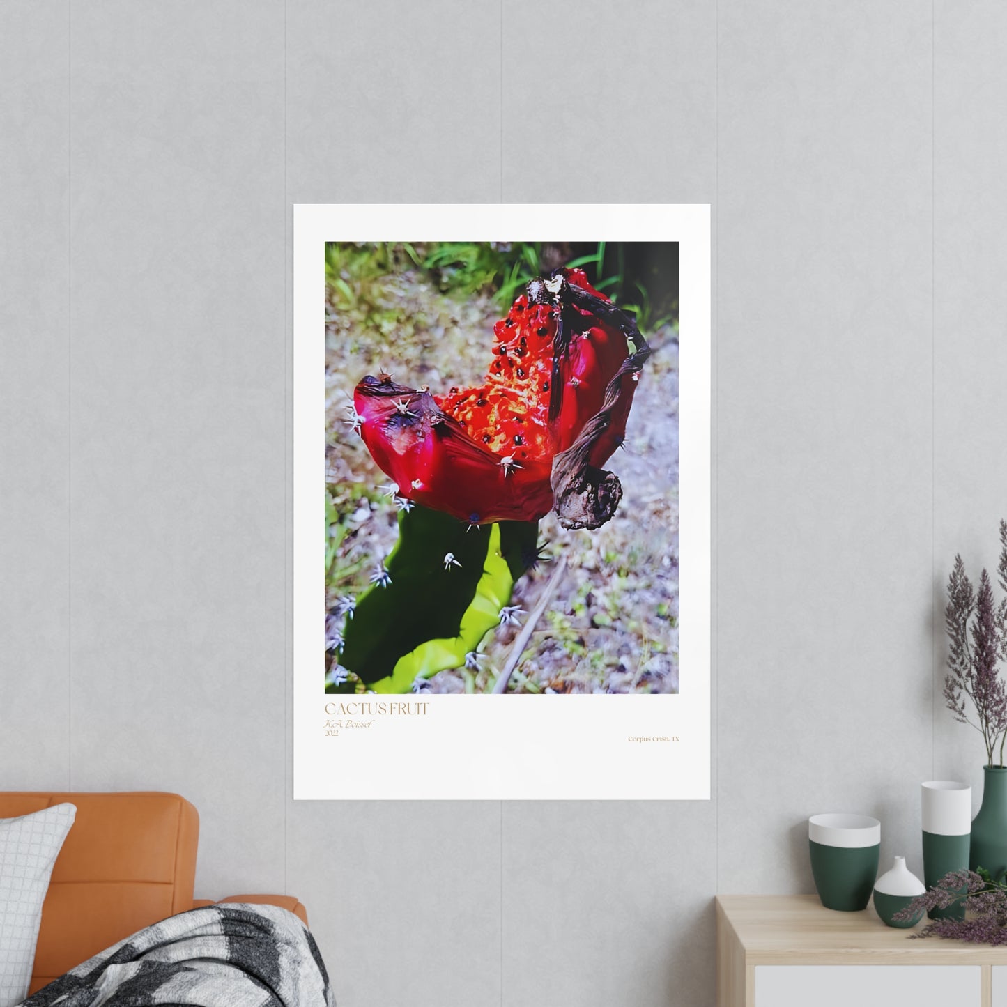 Cactus Fruit Photograph Vertical Posters EU