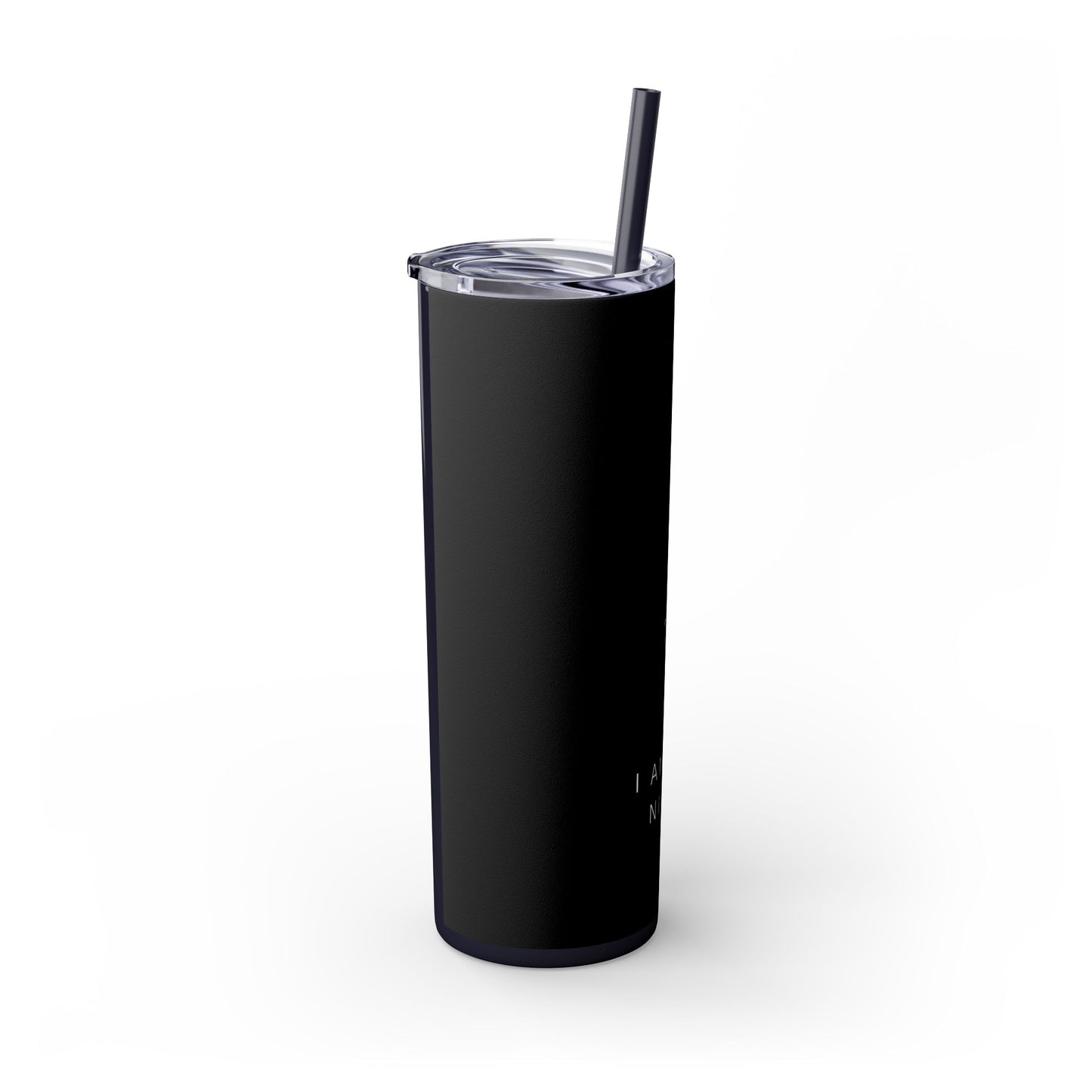 Black Cat Tumbler with Straw, 20oz