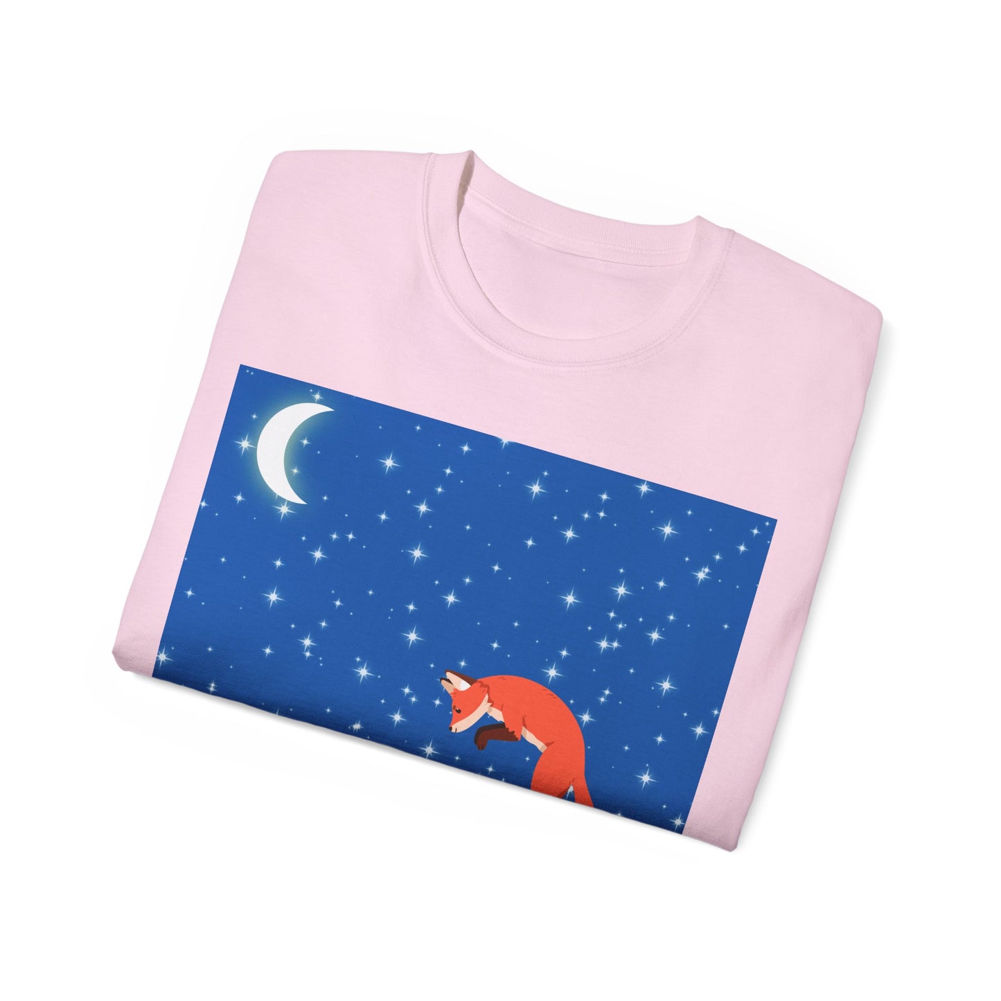 Snow Jumping Fox Unisex Ultra Cotton Tee