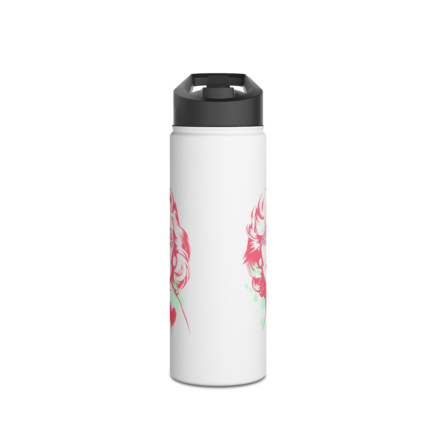 Norma Graffiti  Stainless Steel Water Bottle, Standard Lid