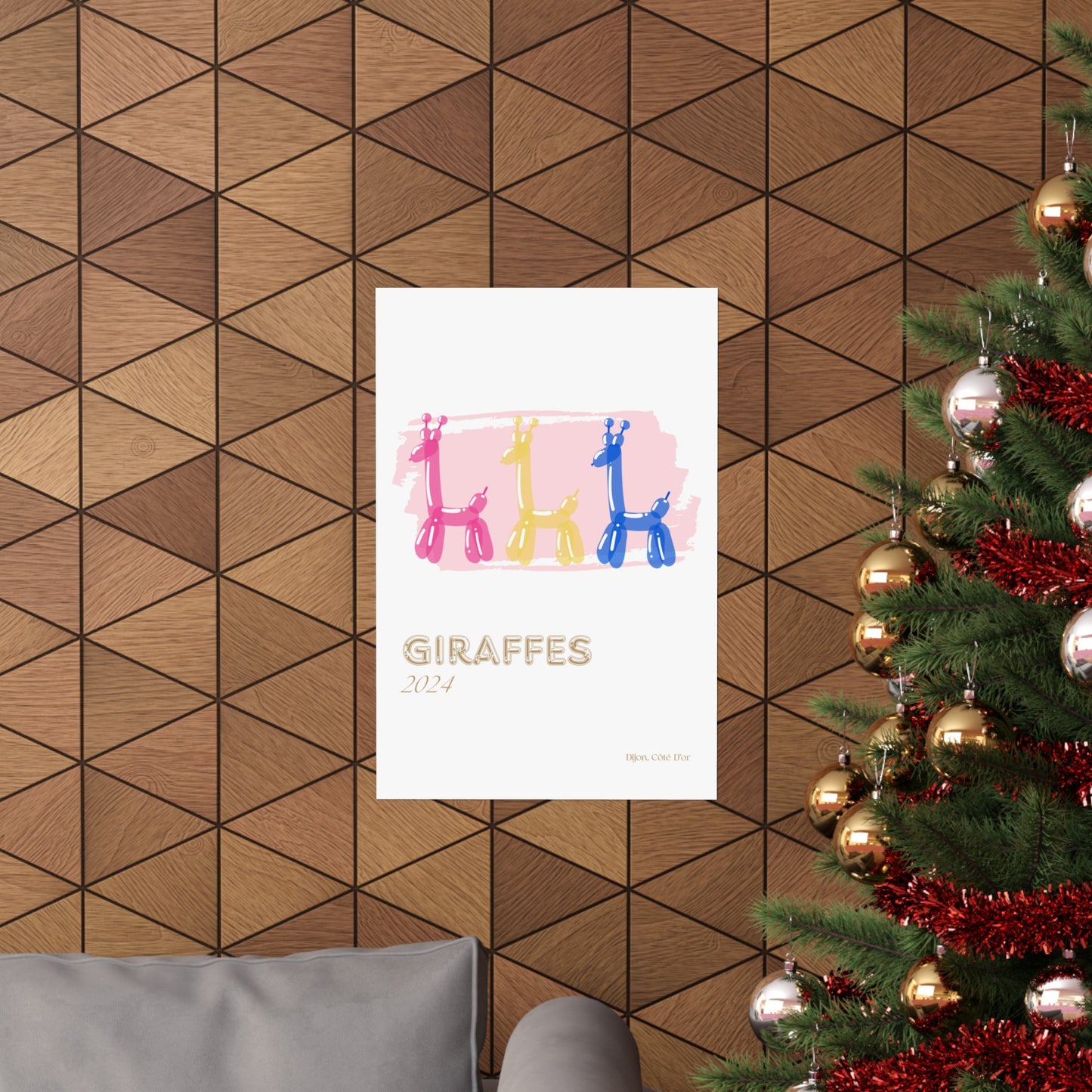 Giraffes Vertical Posters