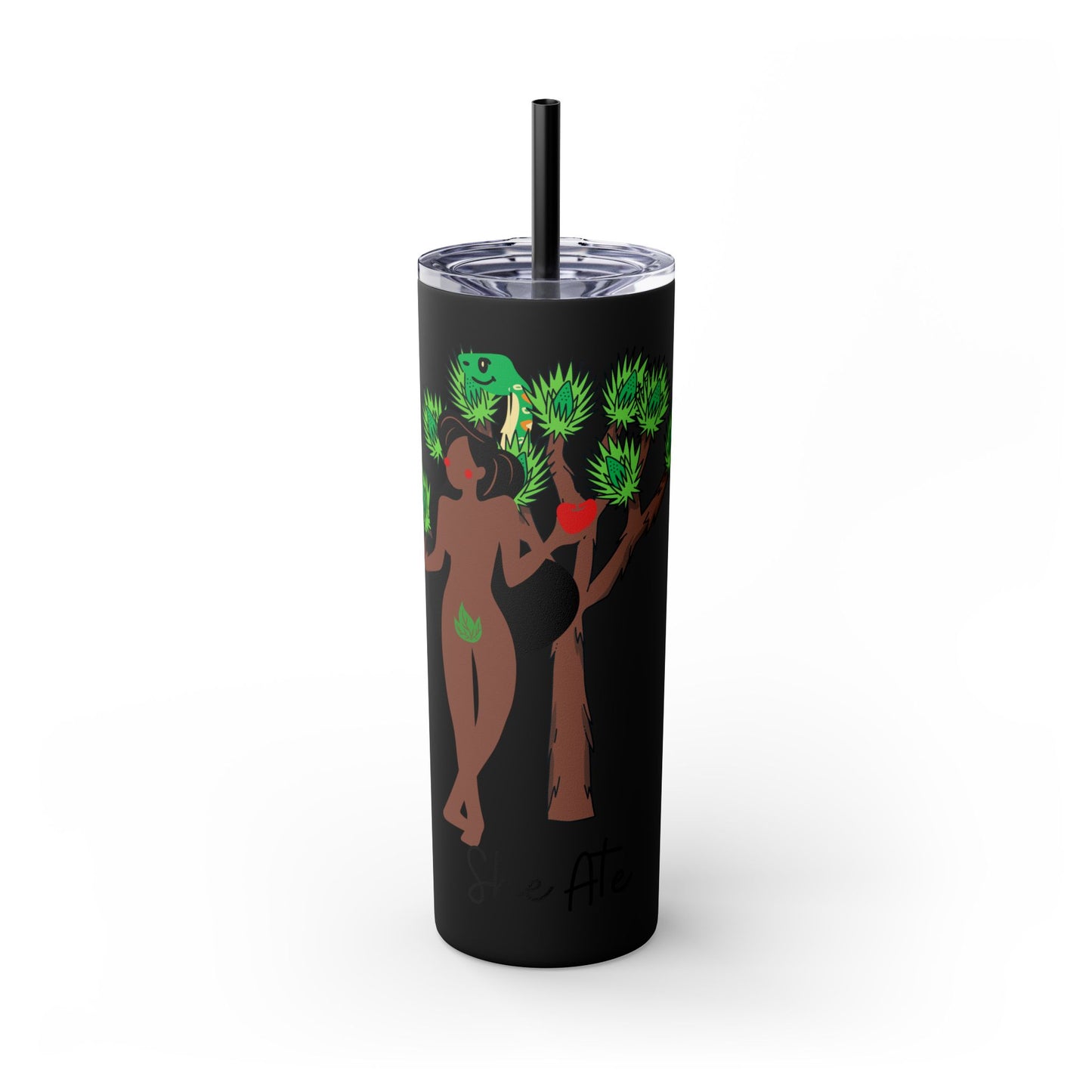 Eve She Ate Tumbler with Straw, 20oz