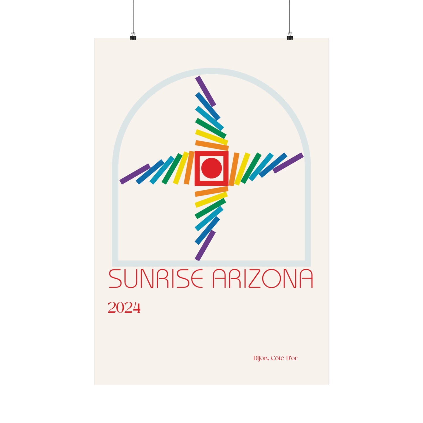 Sunrise Arizona Vertical Posters