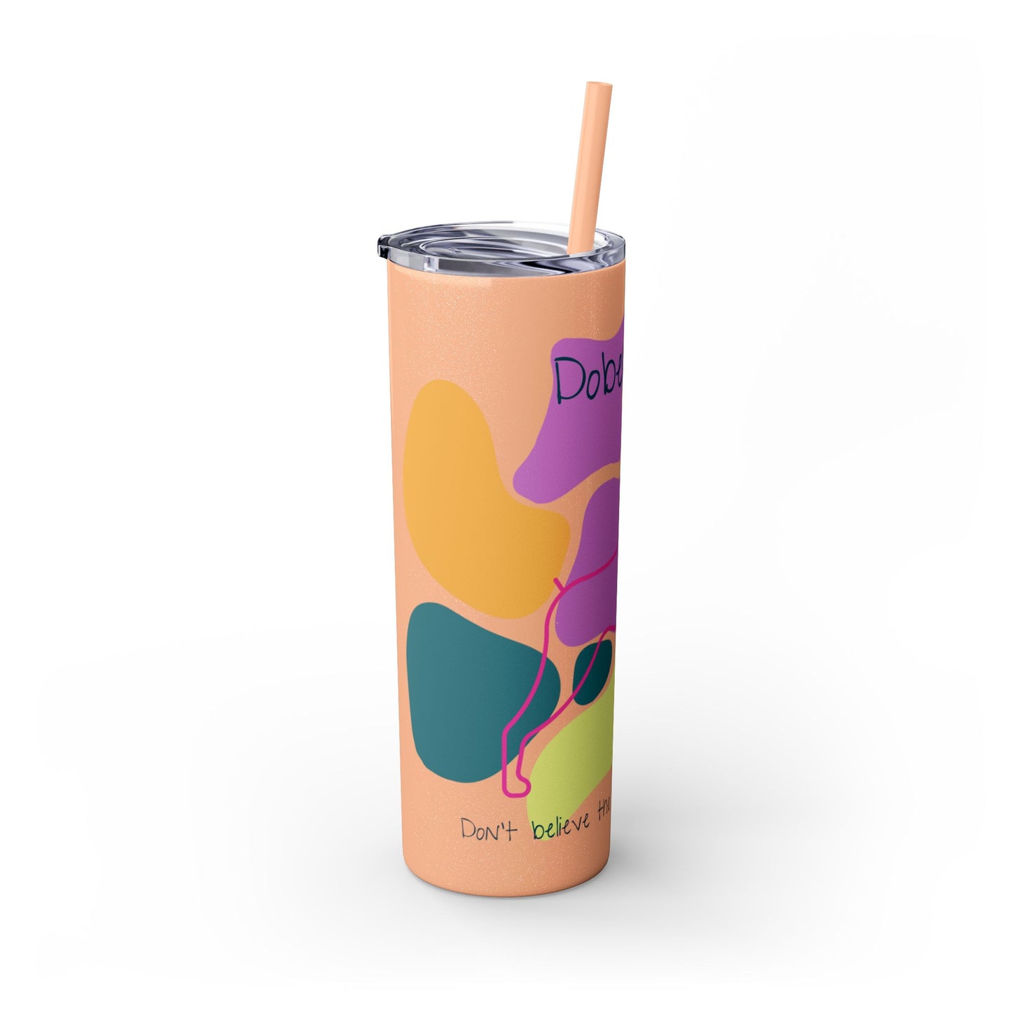 Doberman Tumbler with Straw, 20oz