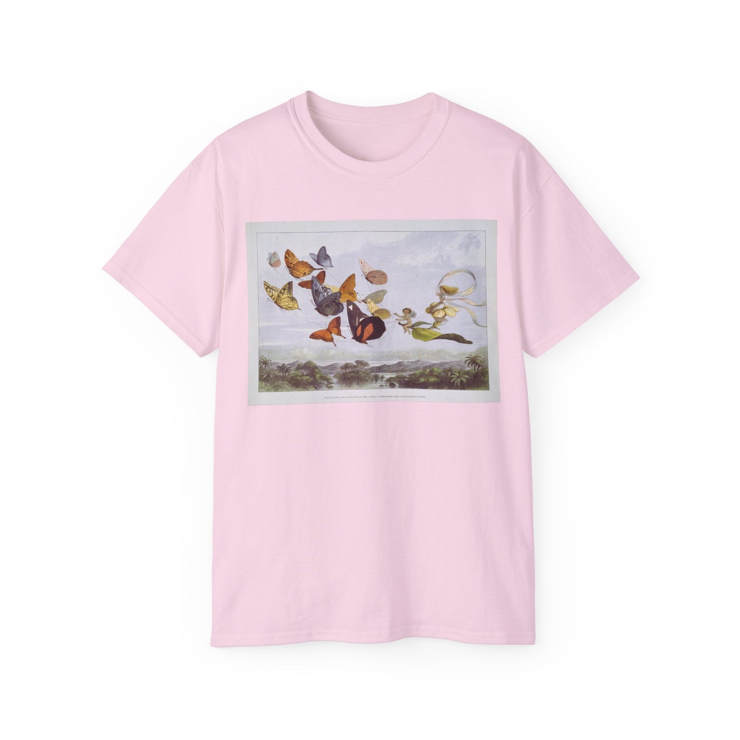 Camiseta unisex de algodón ultra fino Fairy Queen Going For A Ride