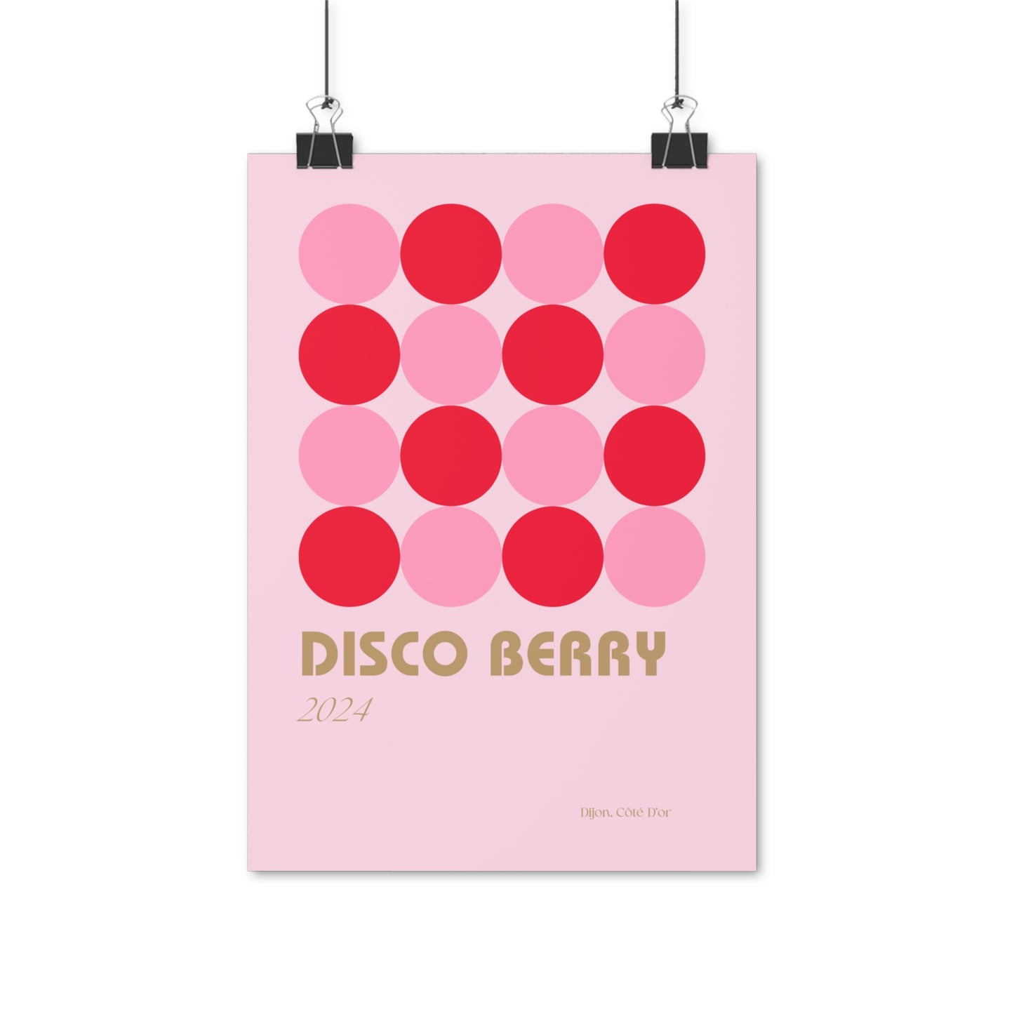 Disco Berry Vertical Posters EU