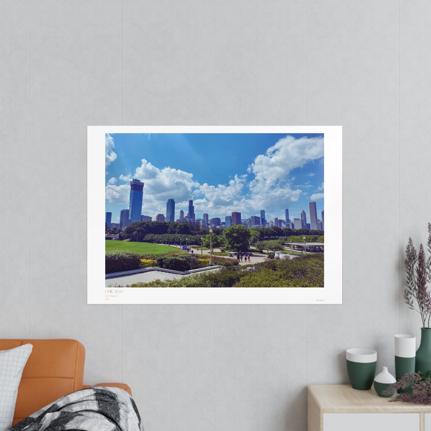 Chicago Matte Photograph Horizontal Posters EU