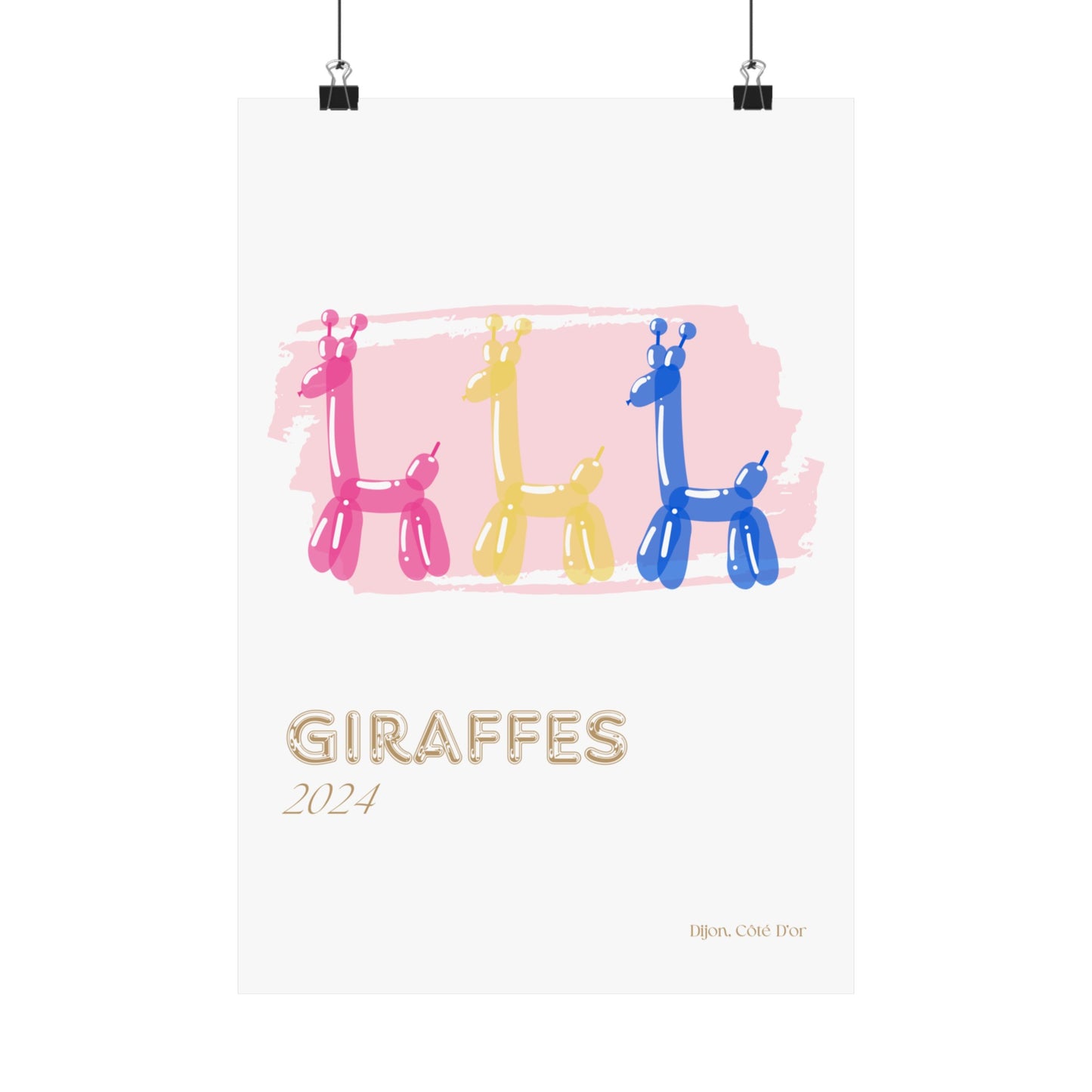 Giraffes Vertical Posters