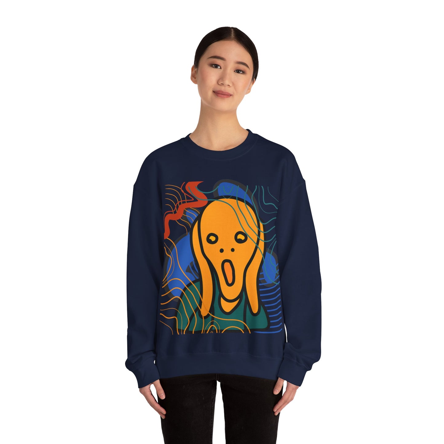 Scream and Squiggles Unisex Heavy Blend™ Crewneck Sweatshirt EU