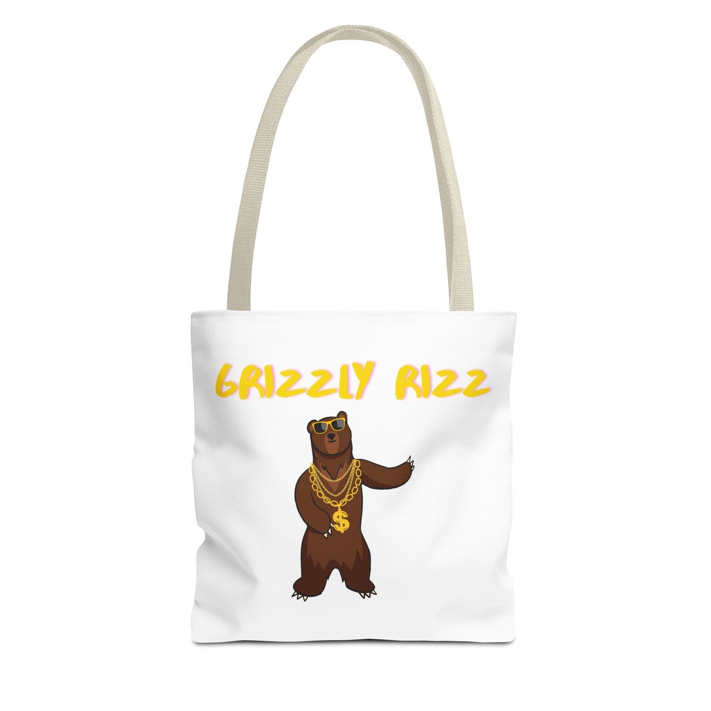 Grizzly Rizz Bear Tote Bag