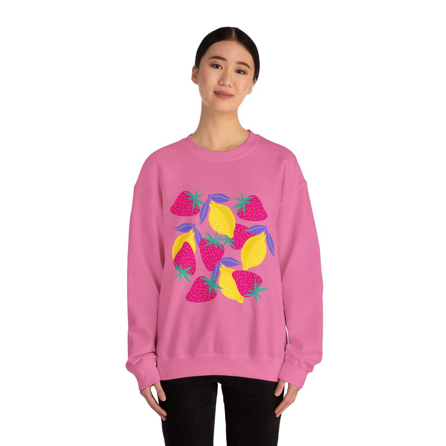 Lemons and Strawberries Unisex Heavy Blend™ Crewneck Sweatshirt