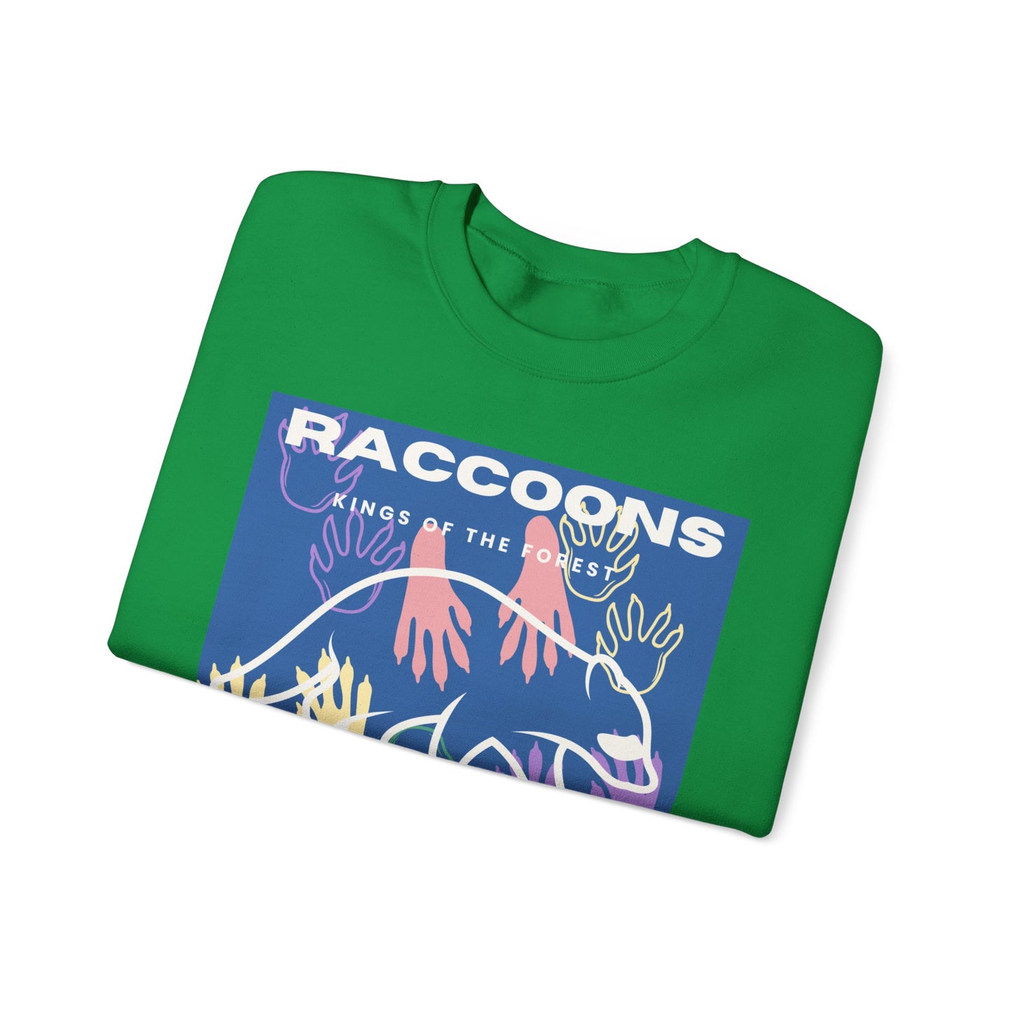 Kings of City Forest Raccoons Unisex Heavy Blend™ Crewneck Sweatshirt