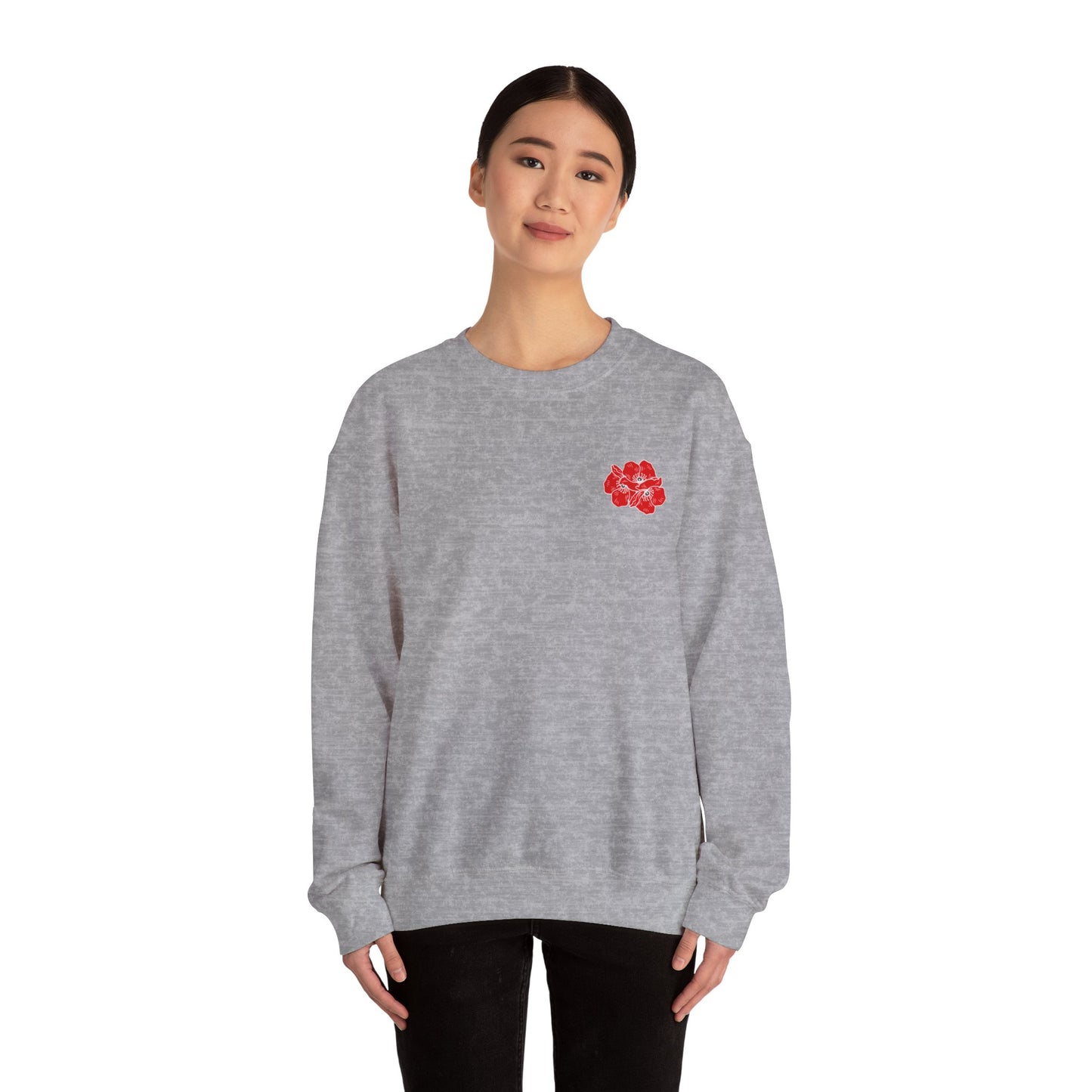 Poppies Unisex Heavy Blend™ Crewneck Sweatshirt