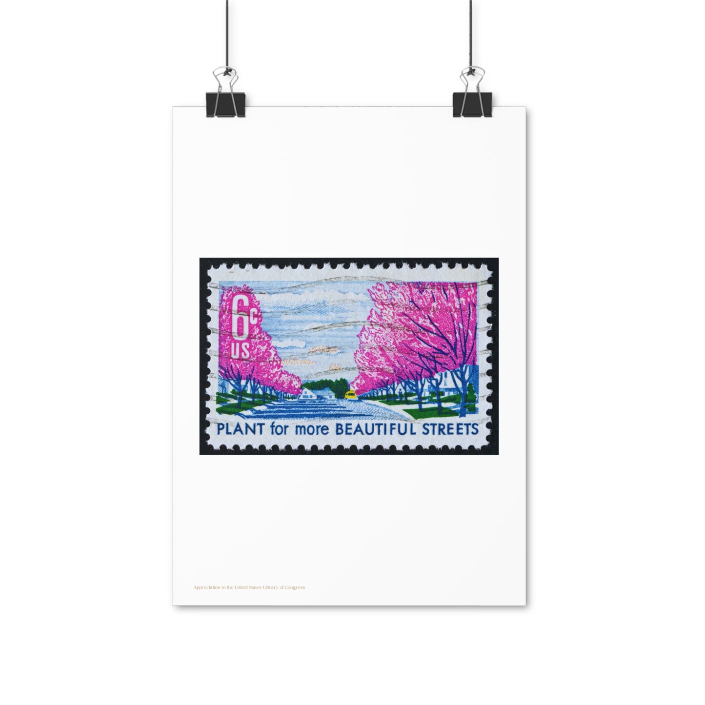 Beautiful Streets Stamp Vertical Poster EU