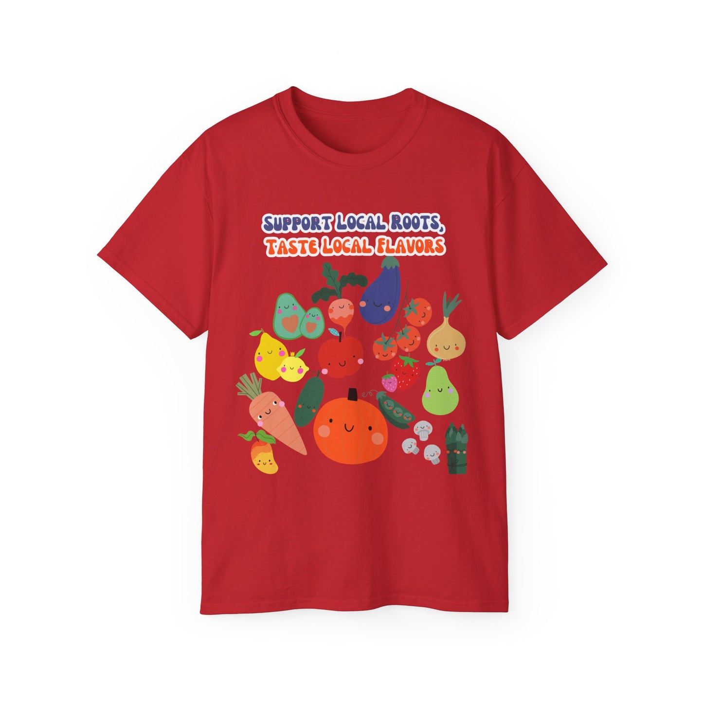 Local Roots Local Flavors Unisex Ultra Cotton Tee