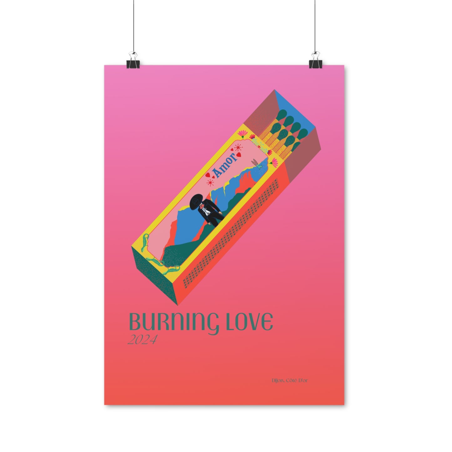 Burning Love Vertical Posters EU