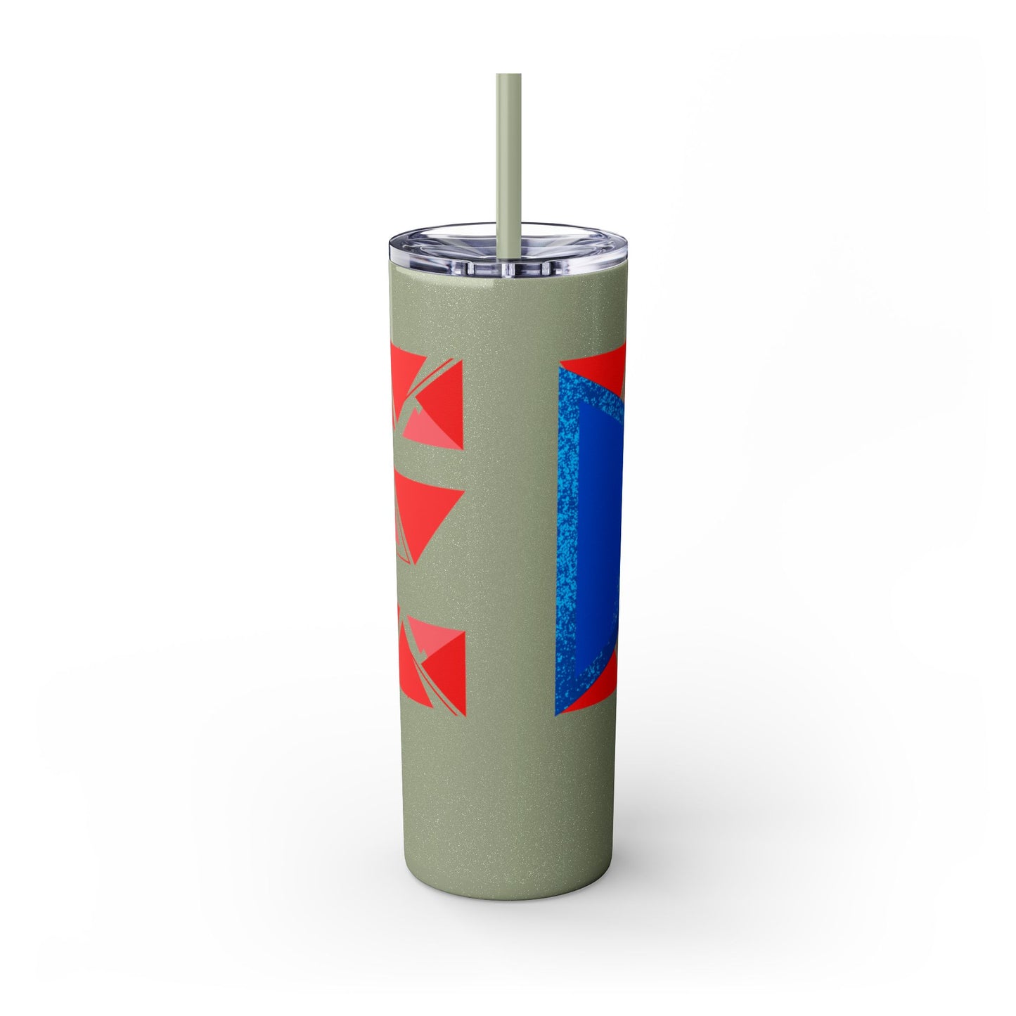 Modern Puerto Rico Tumbler with Straw, 20oz