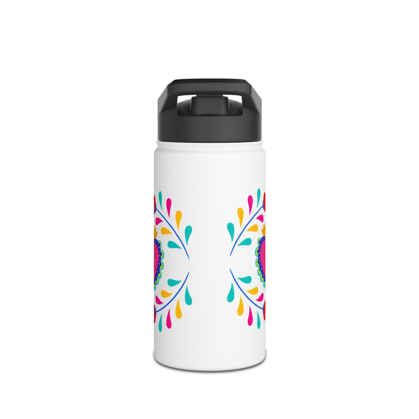 Día De La Kittie Stainless Steel Water Bottle, Standard Lid