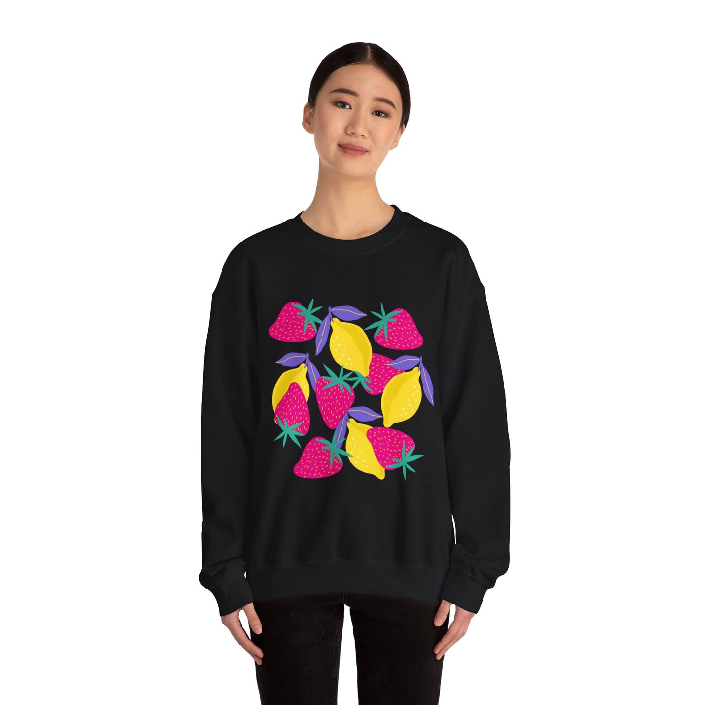 Lemons and Strawberries Unisex Heavy Blend™ Crewneck Sweatshirt