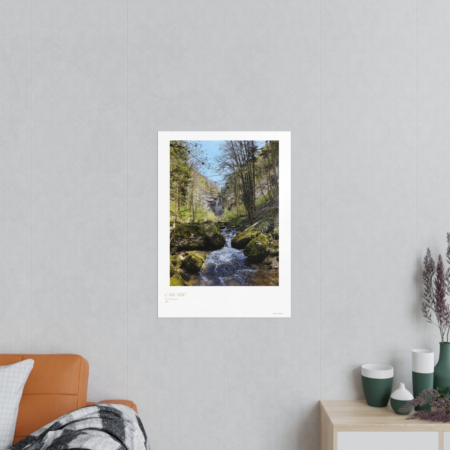 Cascade Photograph Vertical Posters EU