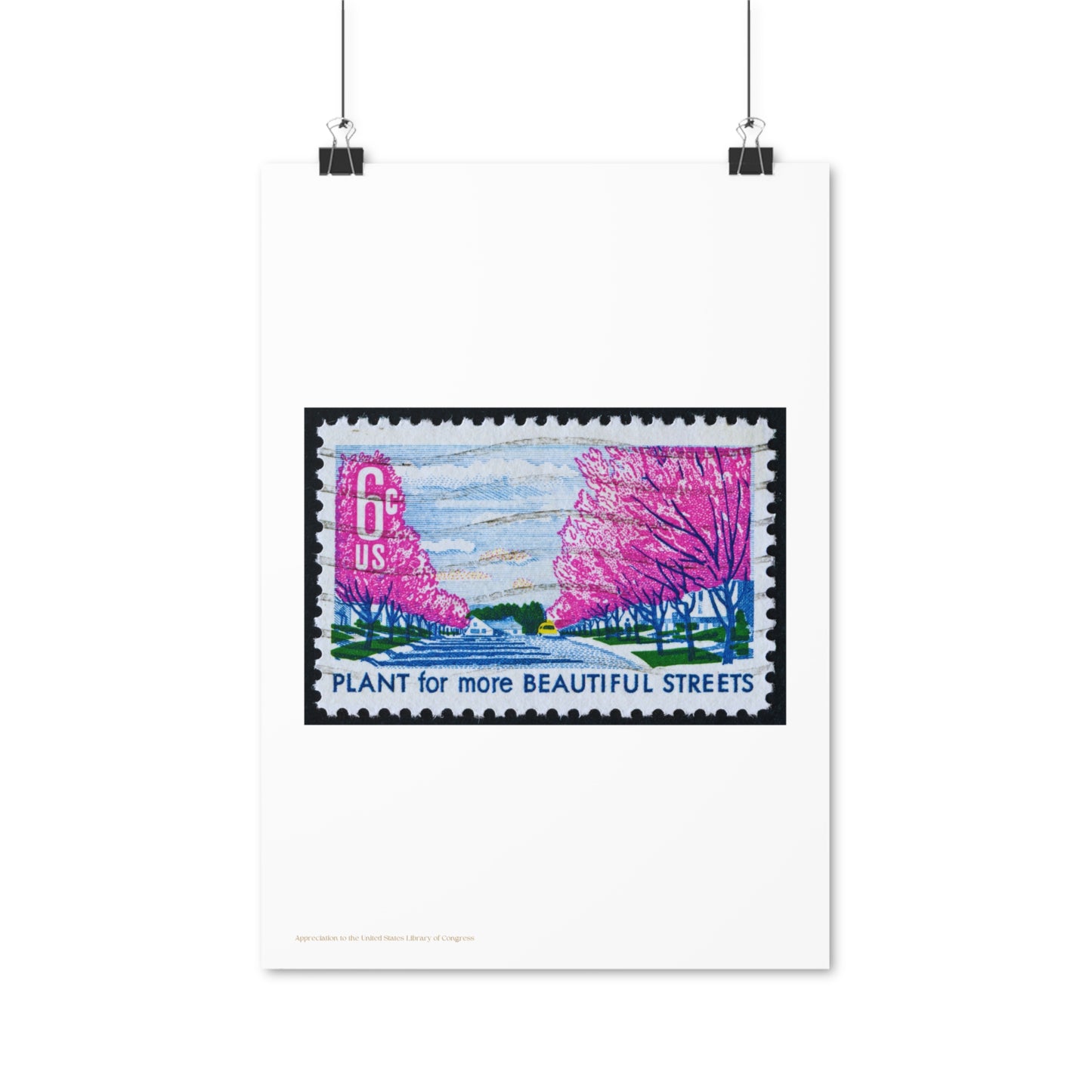 Beautiful Streets Stamp Vertical Poster EU