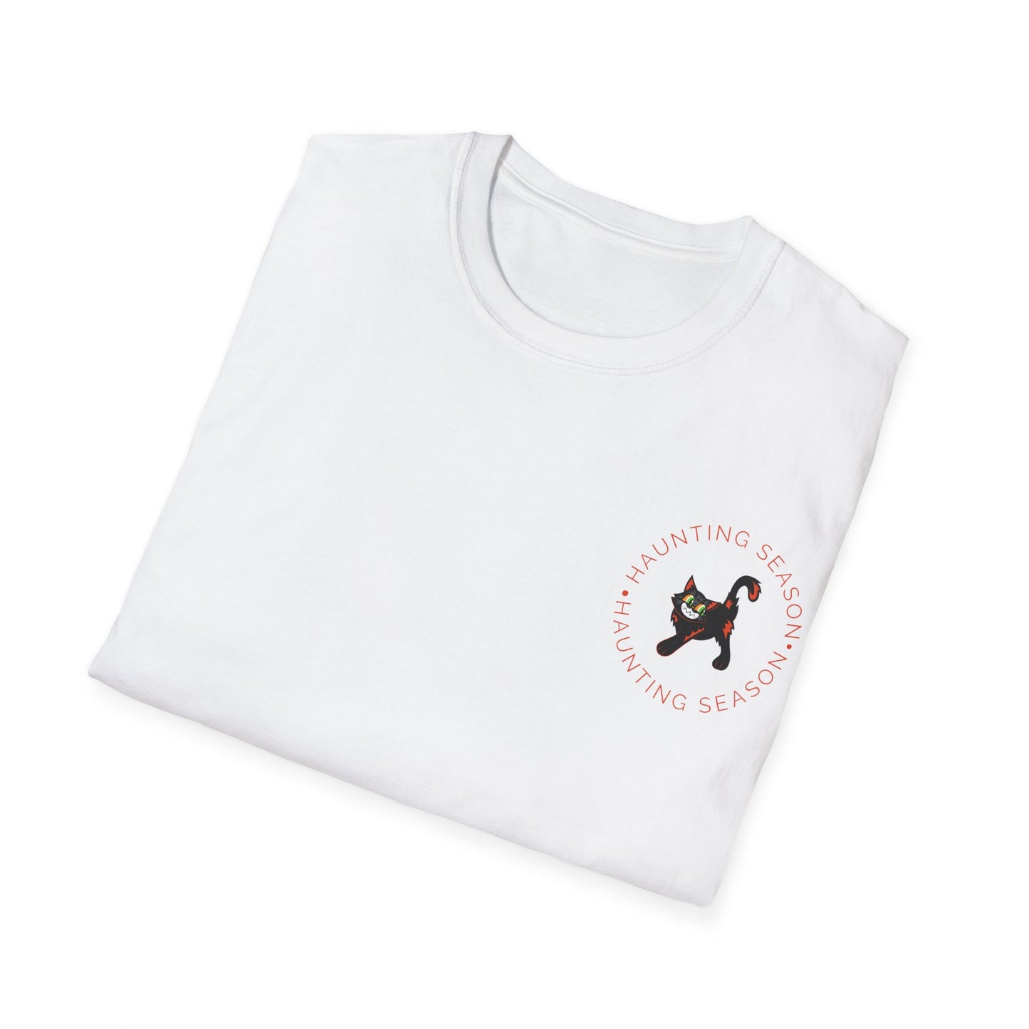 Camiseta unisex de estilo suave Haunting Kitty