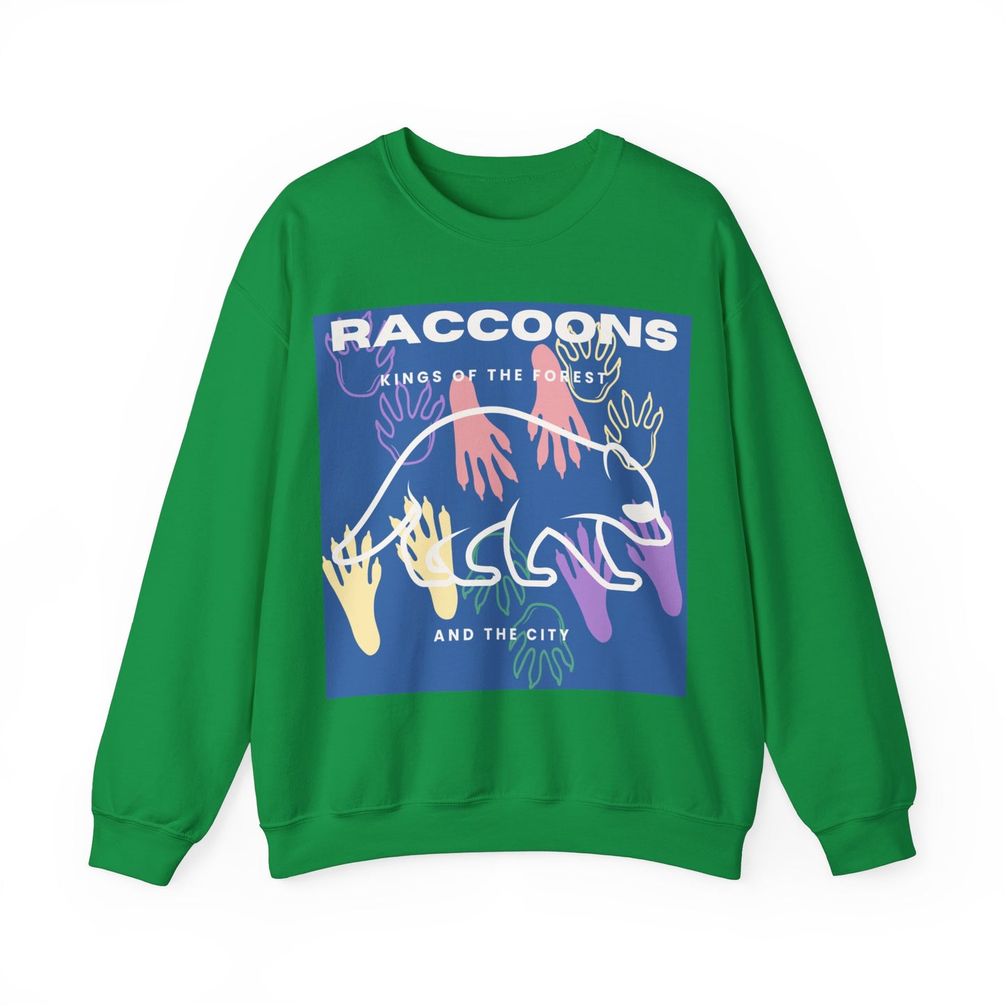 Kings of City Forest Raccoons Unisex Heavy Blend™ Crewneck Sweatshirt EU