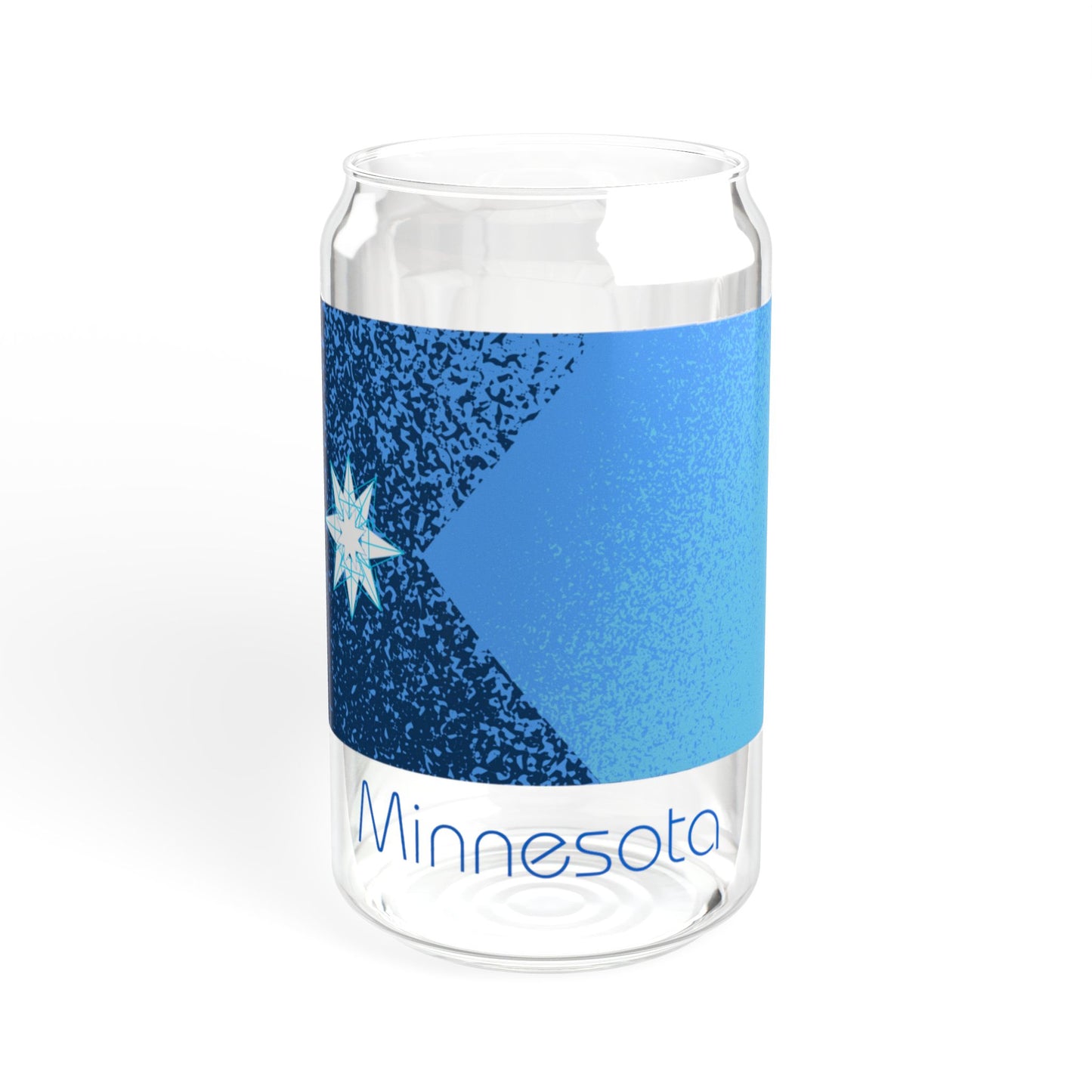 Modern Minnesota Sipper Glass, 16oz