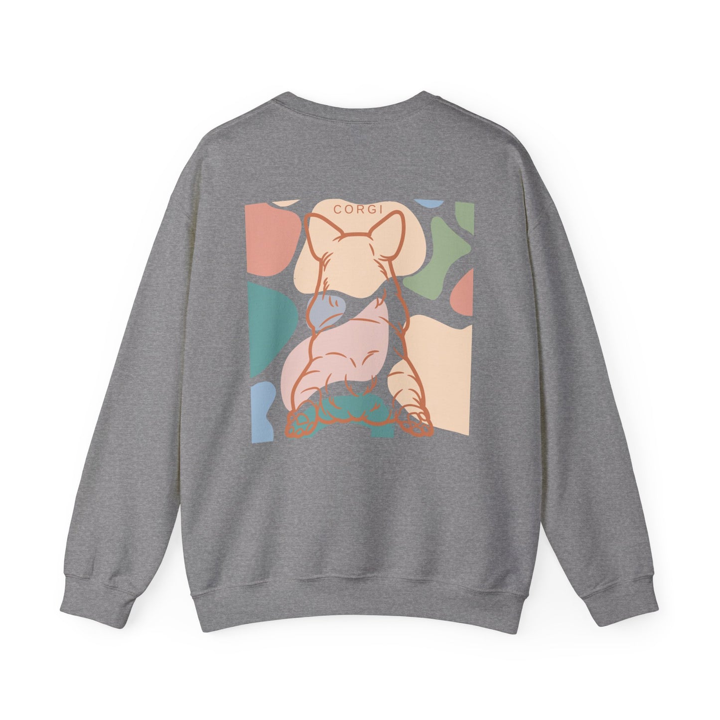 Cute Corgi Unisex Heavy Blend™ Crewneck Sweatshirt Two Sided