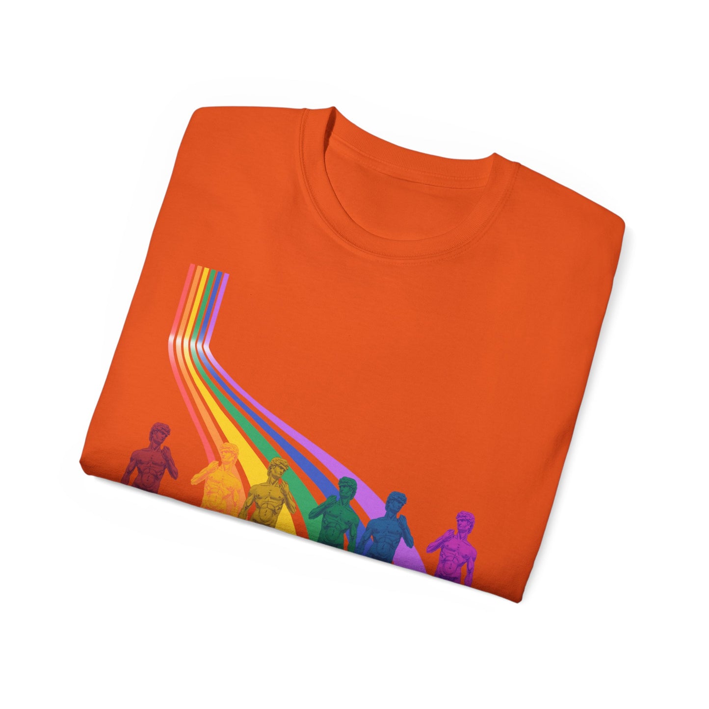 Camiseta unisex de algodón ultra fino Davey Pride de la UE