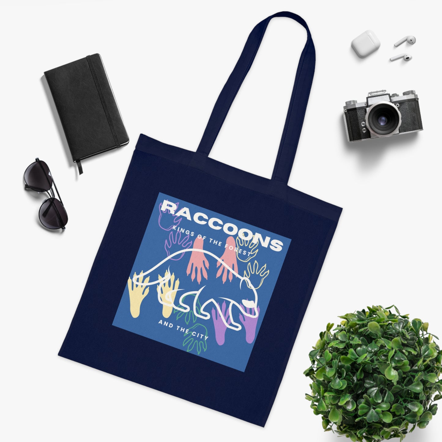 Kings of City Forest Raccoons Tote Bag EU