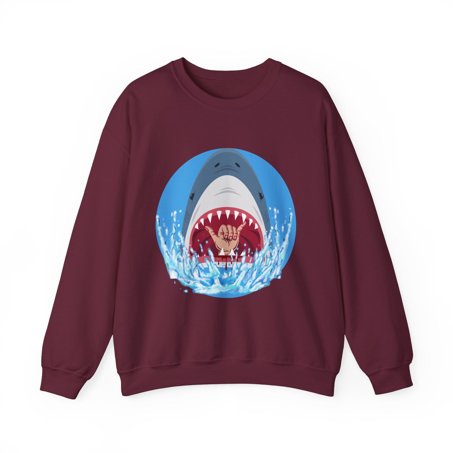 Surfin' Shark Unisex Heavy Blend™ Crewneck Sweatshirt