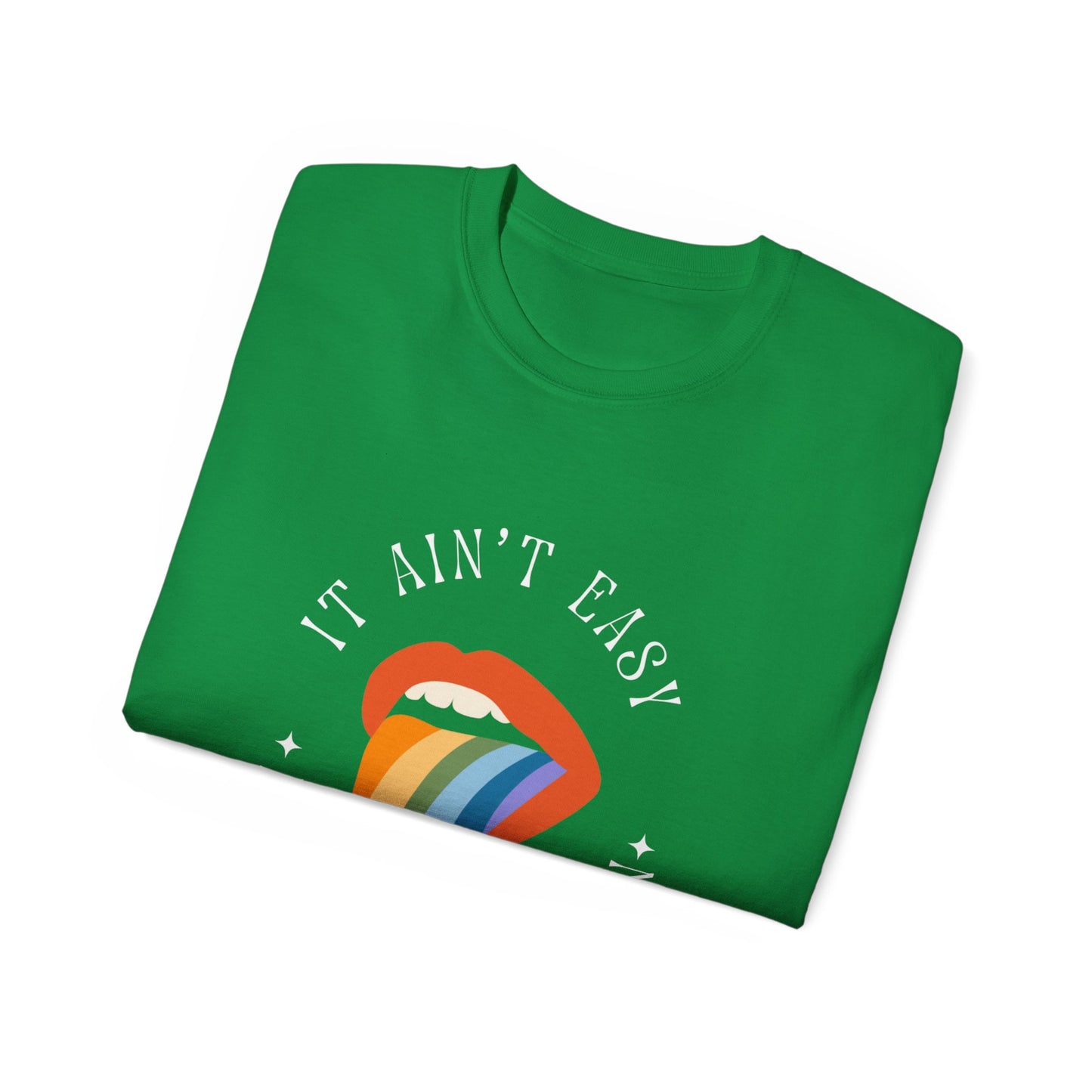 Camiseta unisex de algodón ultra fino It Ain't Easy de la UE 