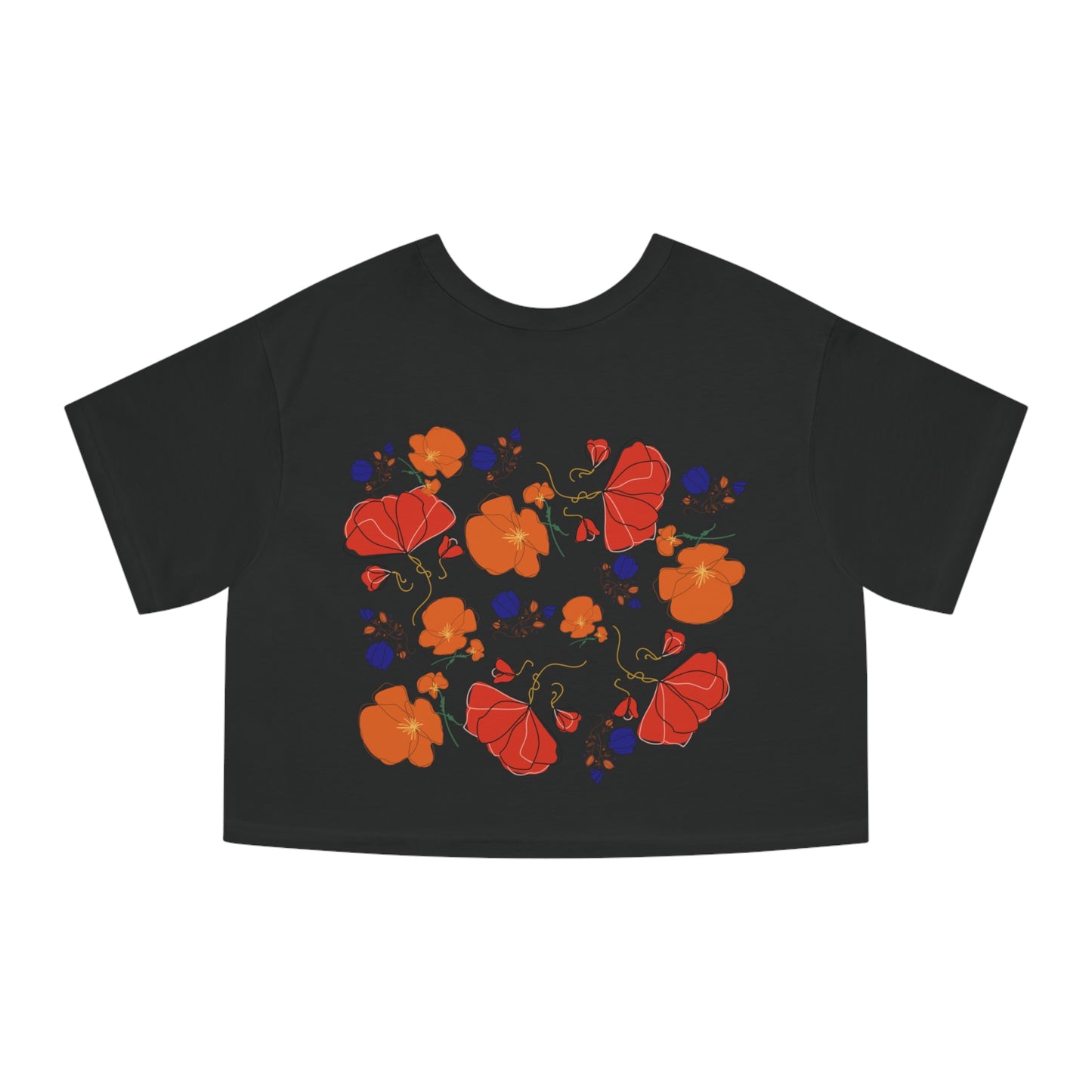 Mushrooms Champion Women's Heritage Cropped T-Shirt