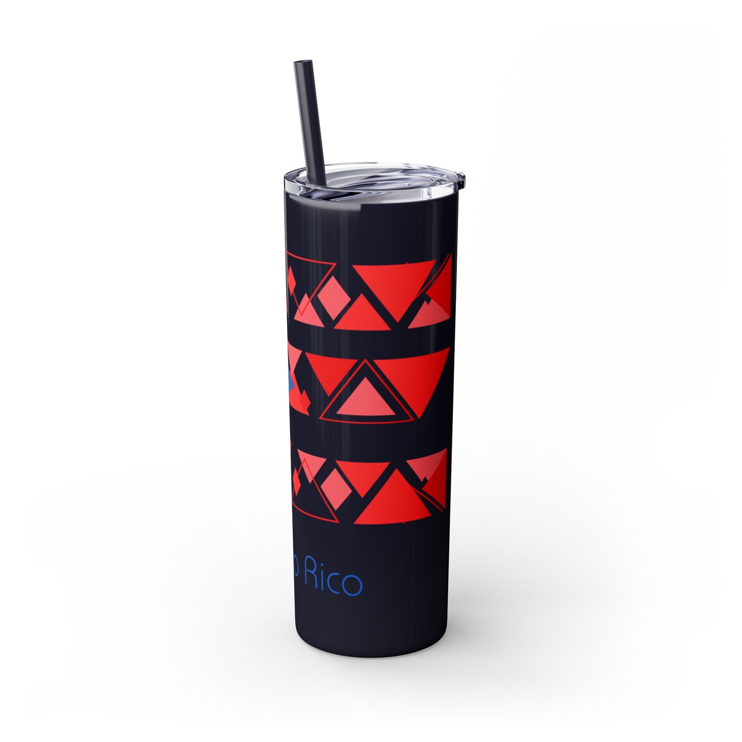 Modern Puerto Rico Tumbler with Straw, 20oz