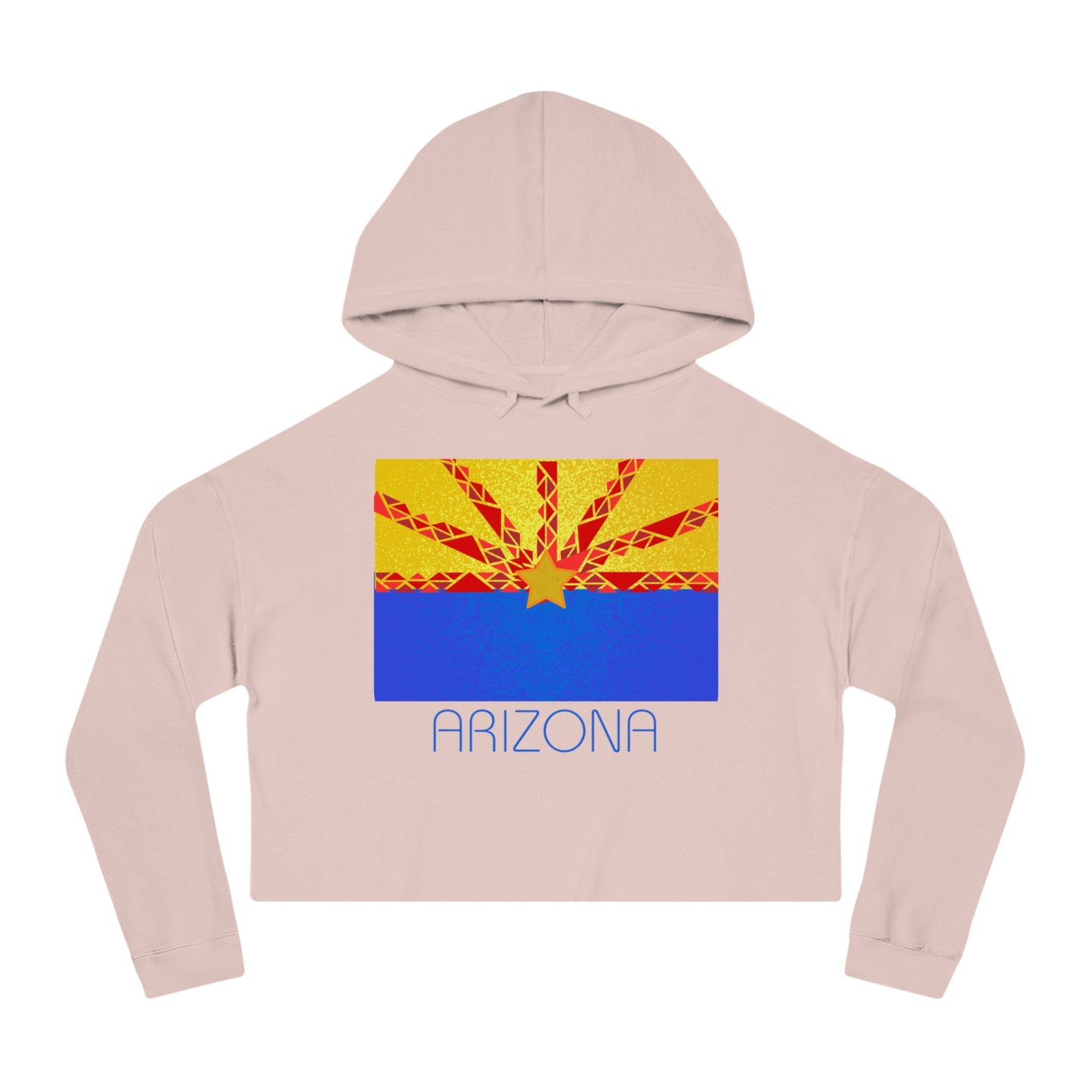 Modern Arizona Women’s Cropped Hooded Sweatshirt