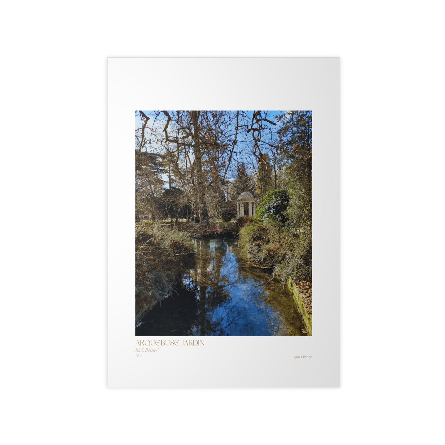 Arquebuse Jardin Photograph Vertical Posters EU