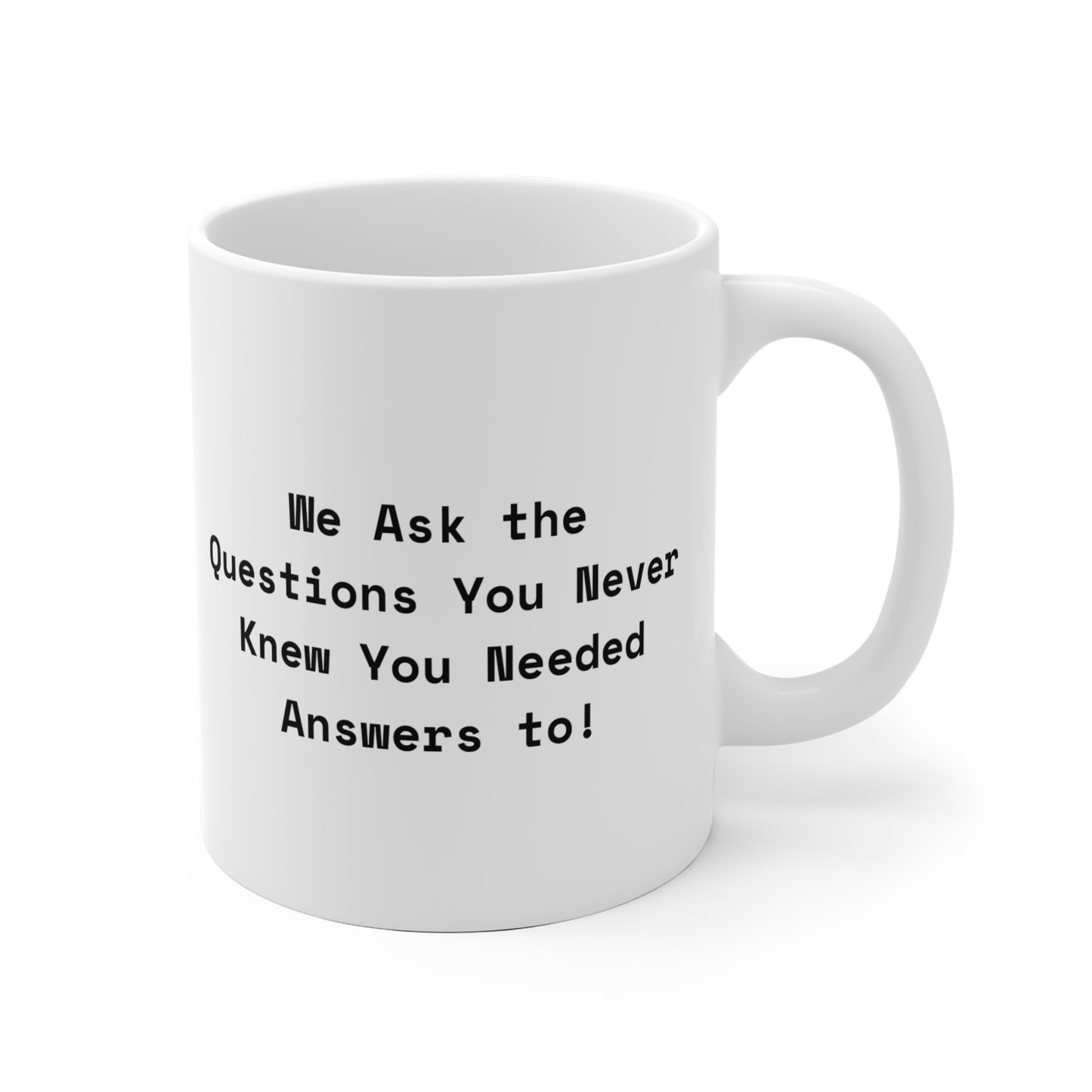 Social Researcher Questioning Mug 11oz EU