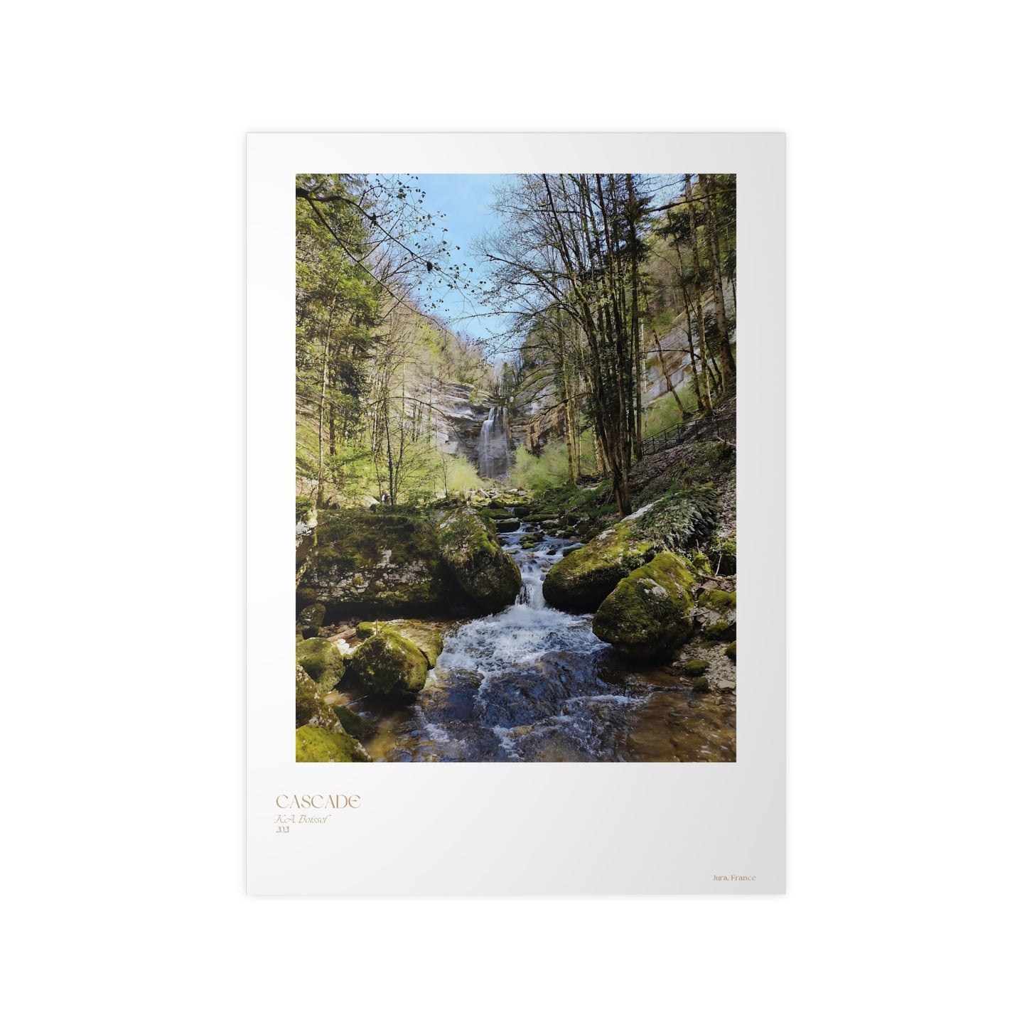 Cascade Photograph Vertical Posters EU