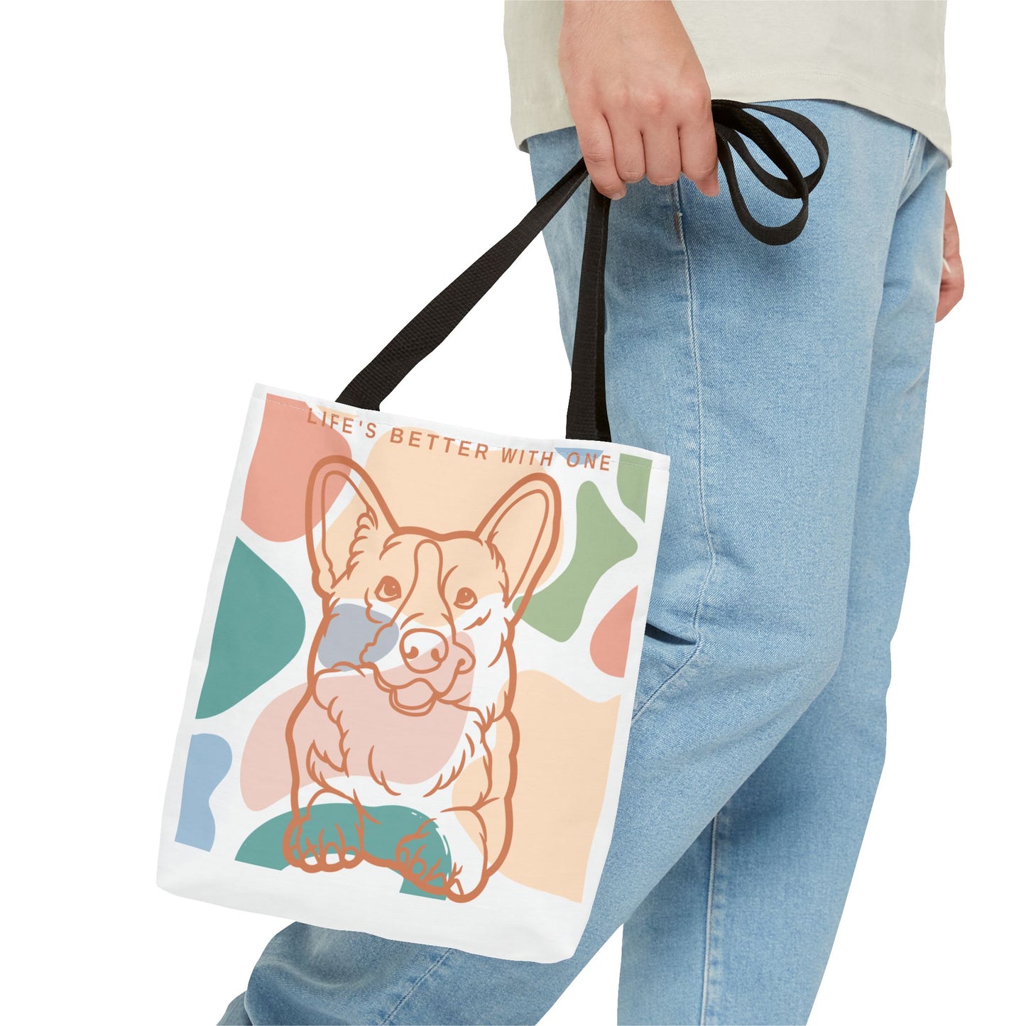 Cute Corgi Tote Bag