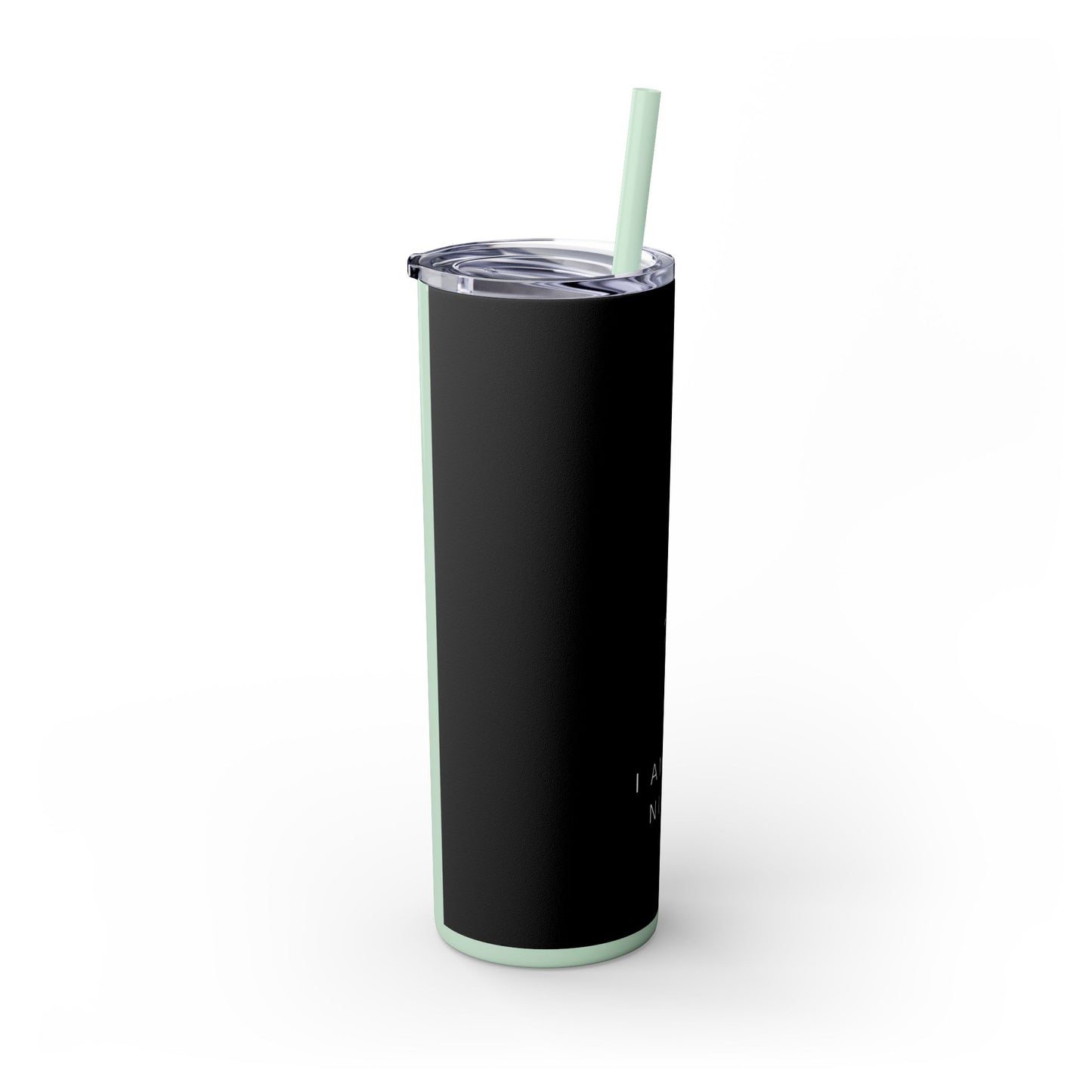 Black Cat Tumbler with Straw, 20oz