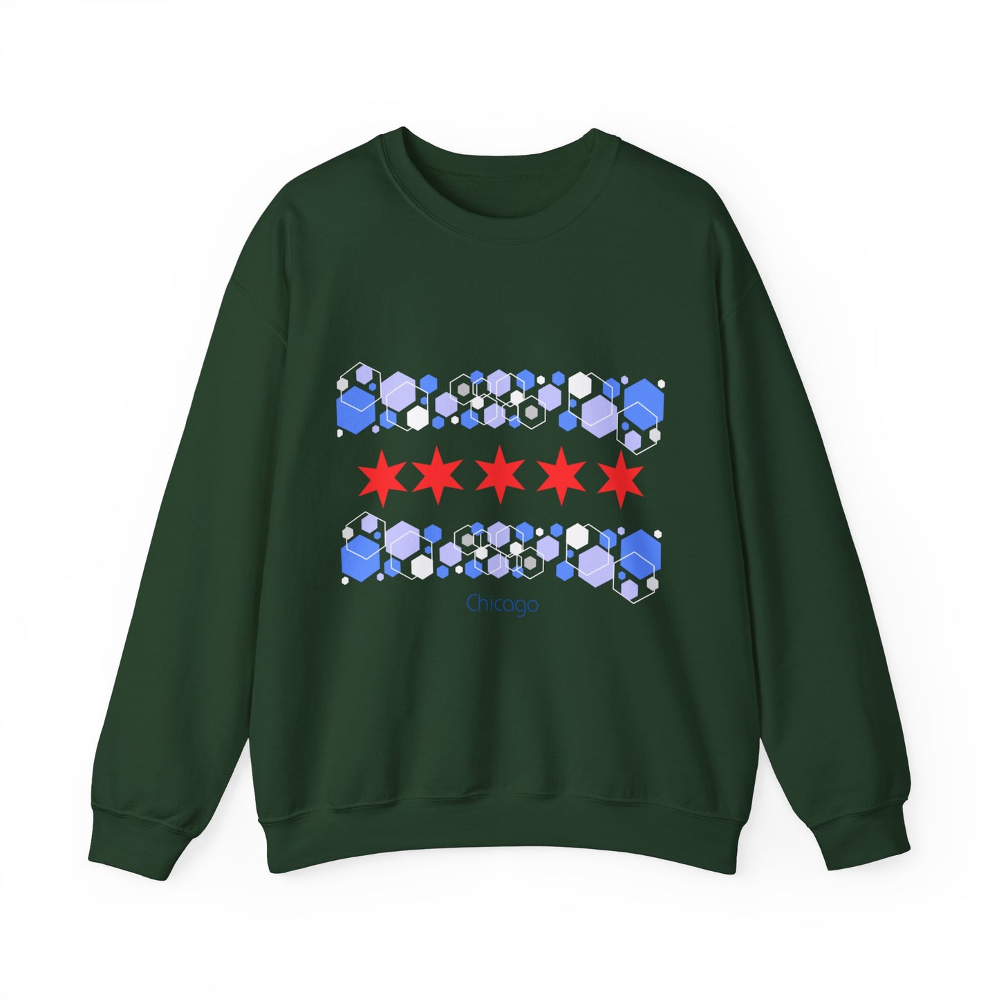 Modern Chicago Unisex Heavy Blend™ Crewneck Sweatshirt EU