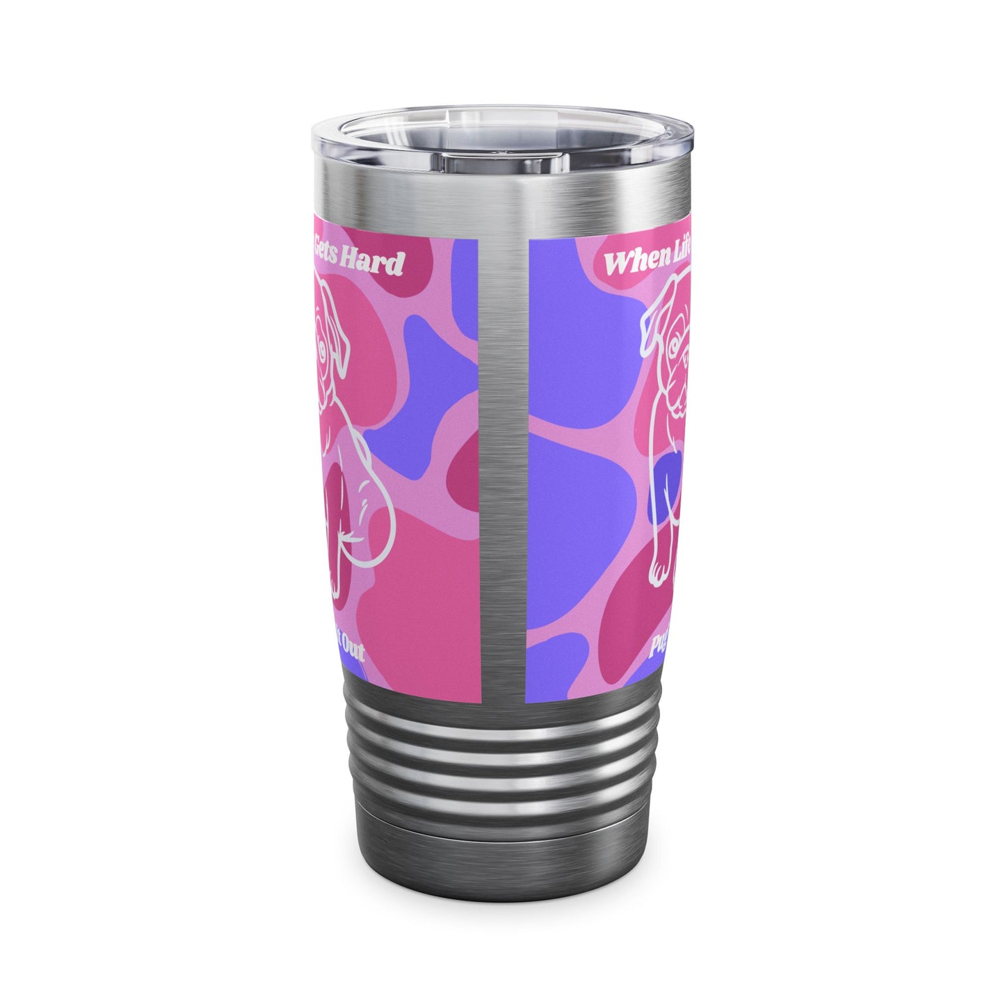 Charming Pug Ringneck Tumbler, 20oz