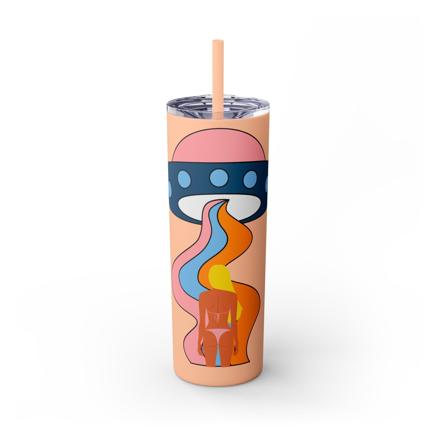 Bikini Abduction Tumbler with Straw, 20oz