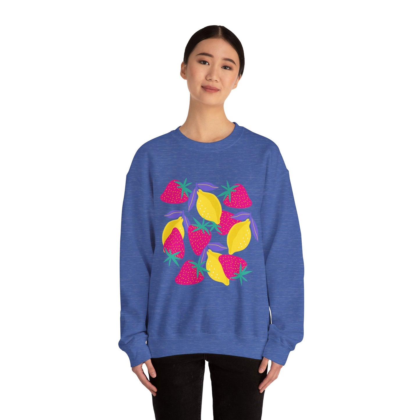 Lemons and Strawberries Unisex Heavy Blend™ Crewneck Sweatshirt