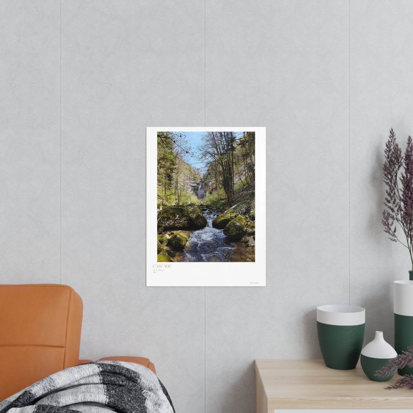 Cascade Photograph Vertical Posters EU