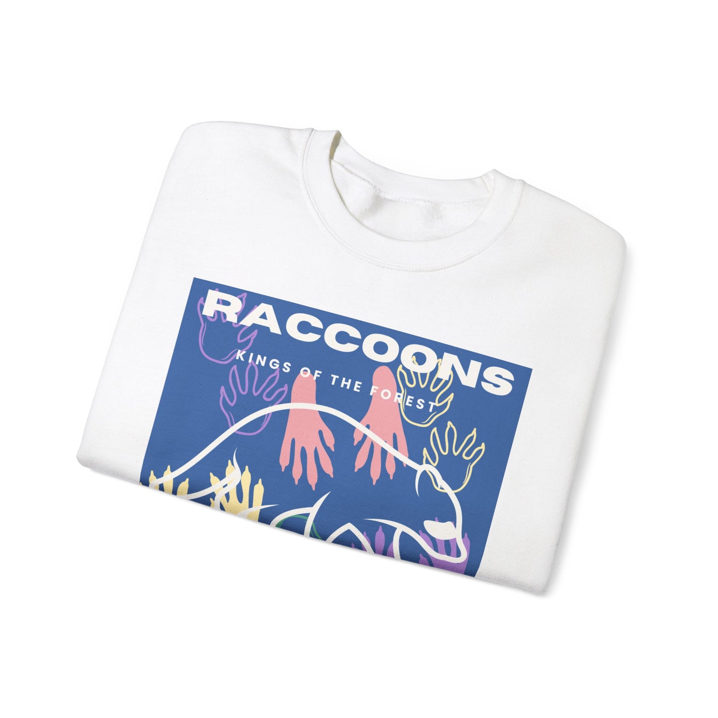 Kings of City Forest Raccoons Unisex Heavy Blend™ Crewneck Sweatshirt