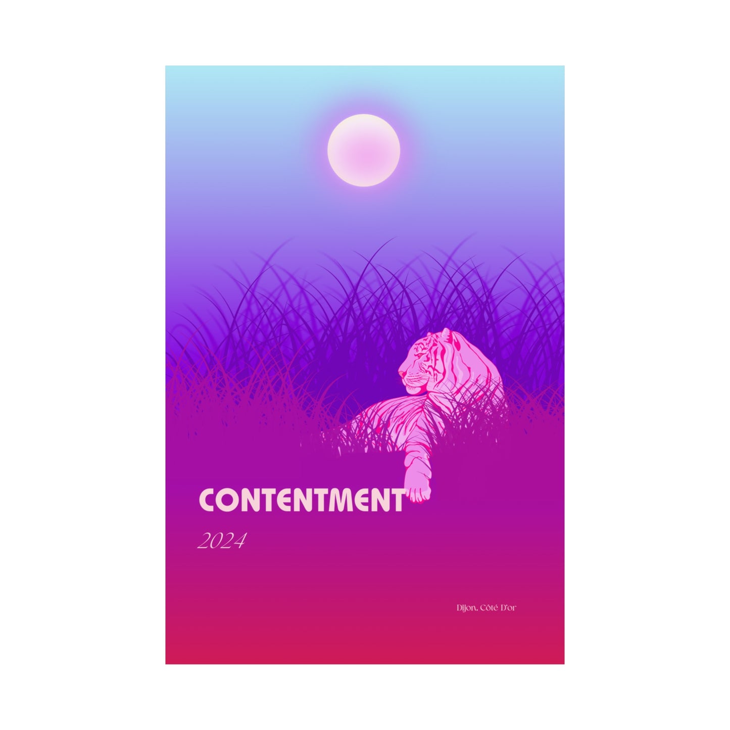 Contentment Vertical Posters