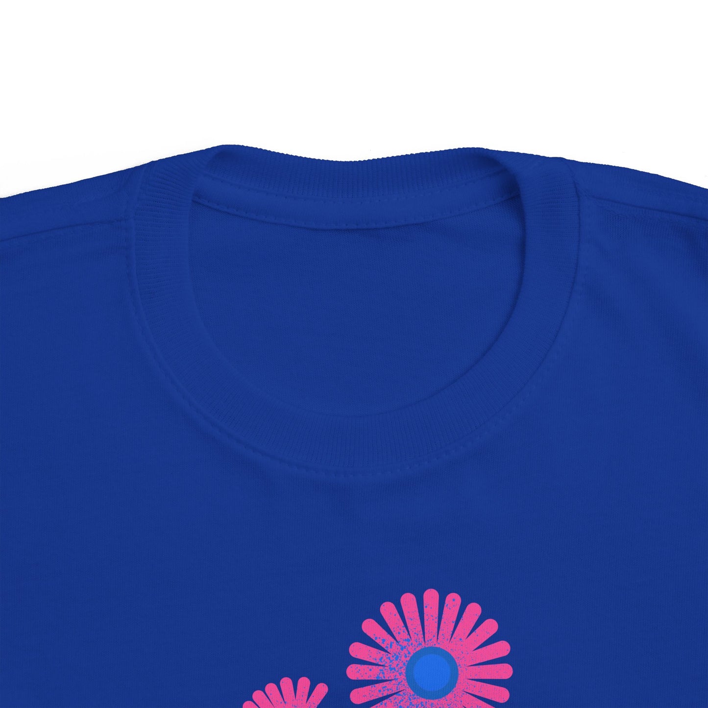 Flowers in Blue and Pink Toddler T-shirt