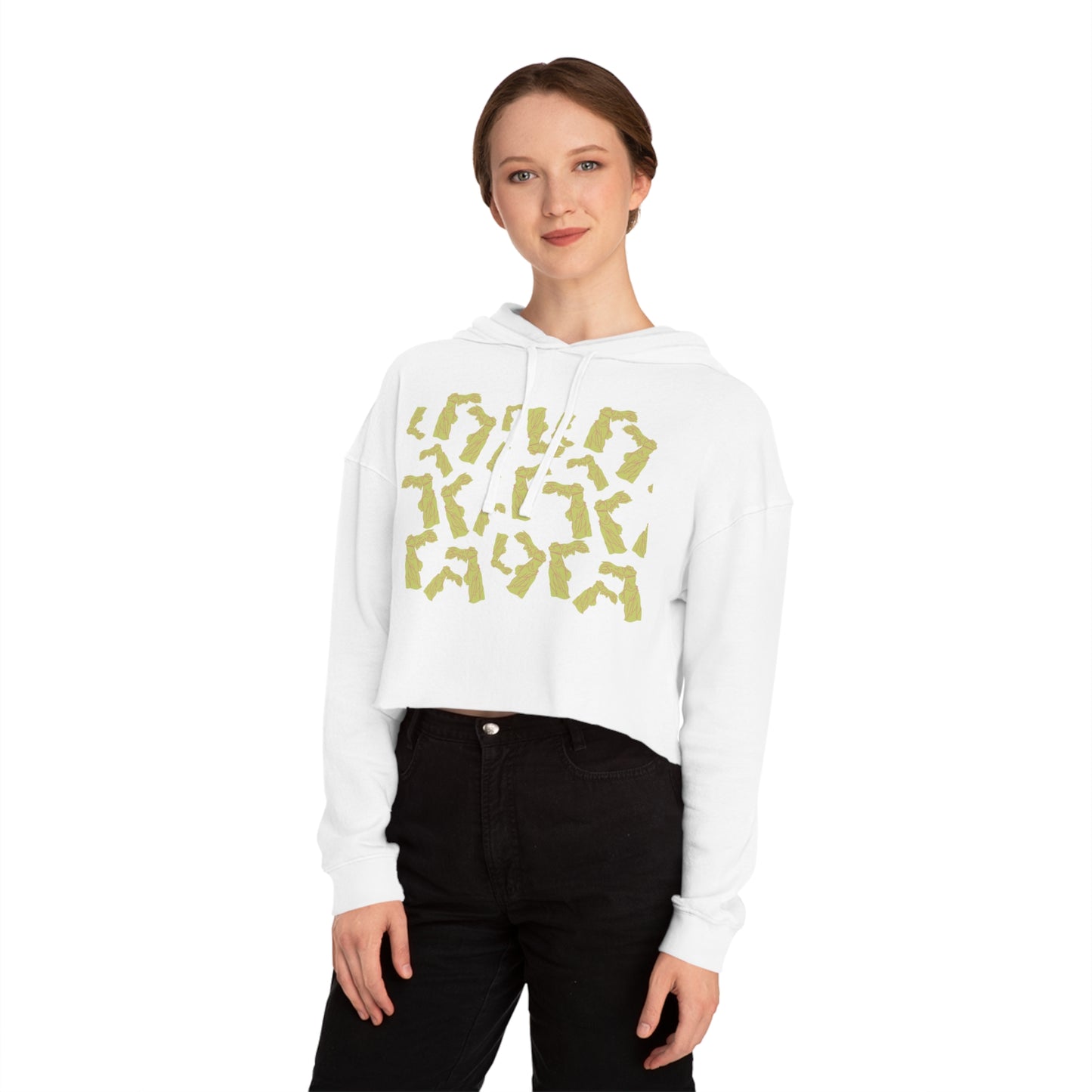 Doing It Women’s Cropped Hooded Sweatshirt